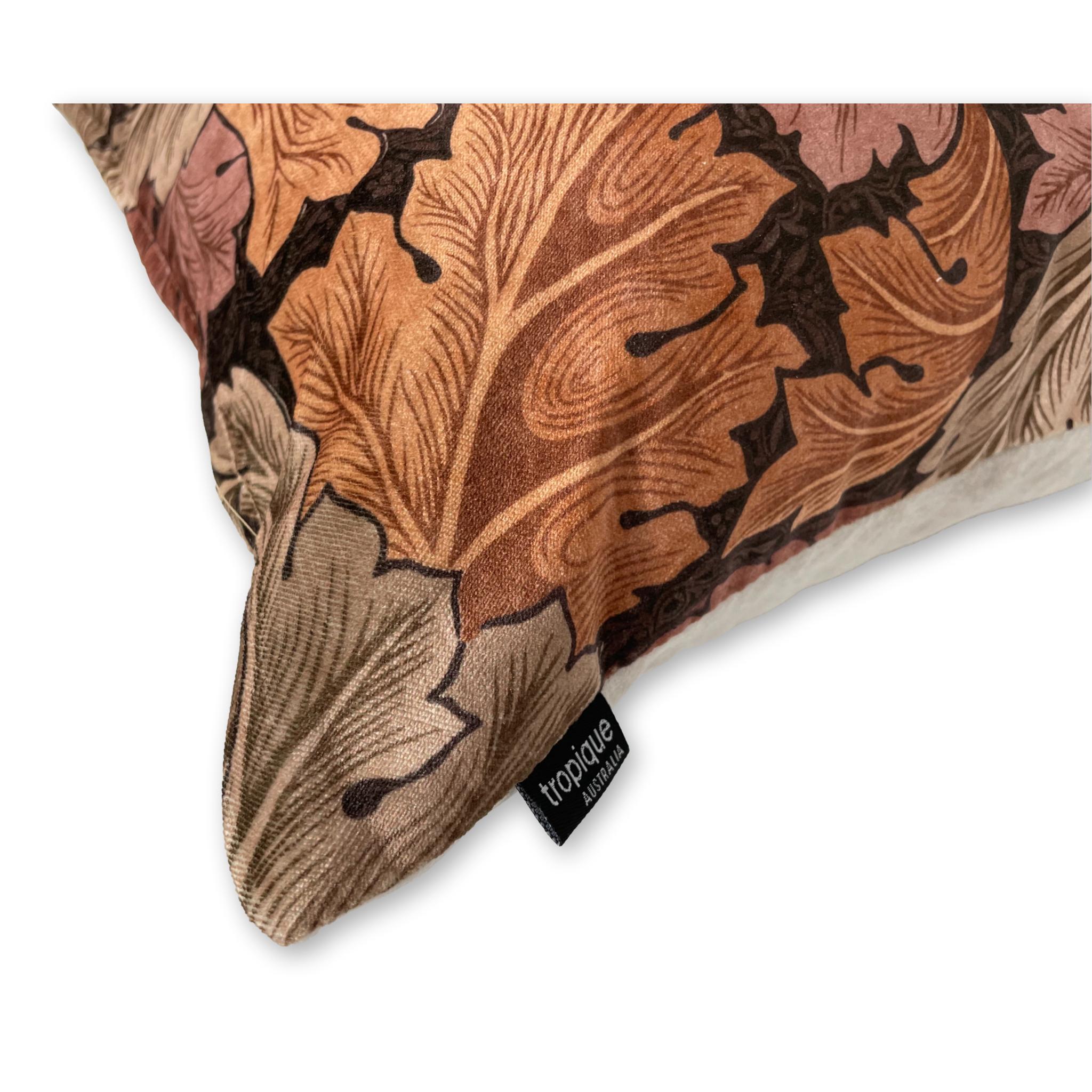 Acanthus Velvet in Acorn