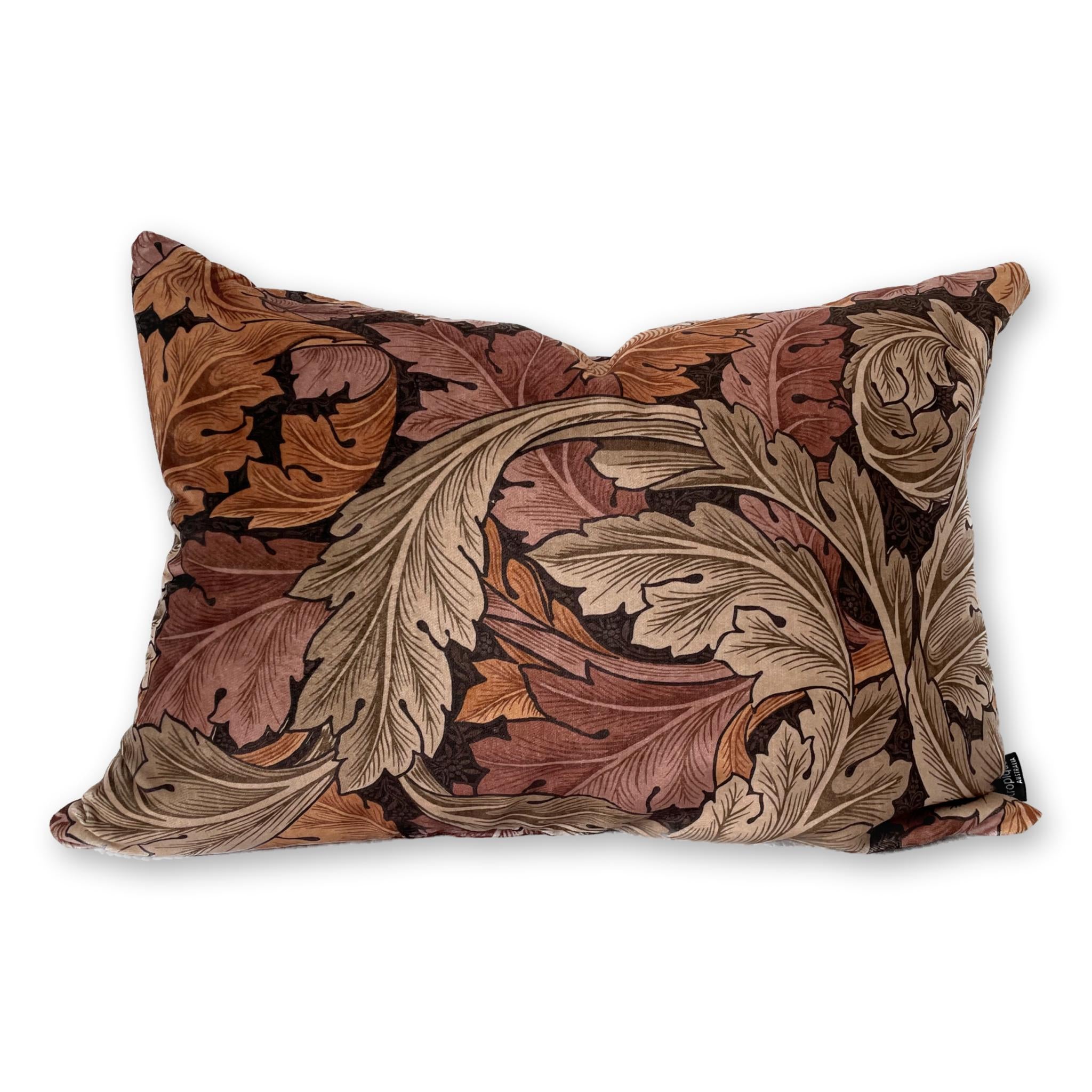 Acanthus Velvet in Acorn