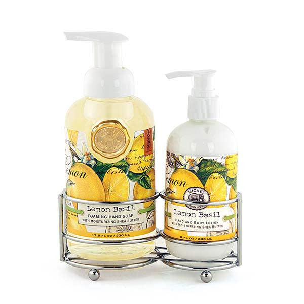 Foaming Soap Lemon Basil Caddy