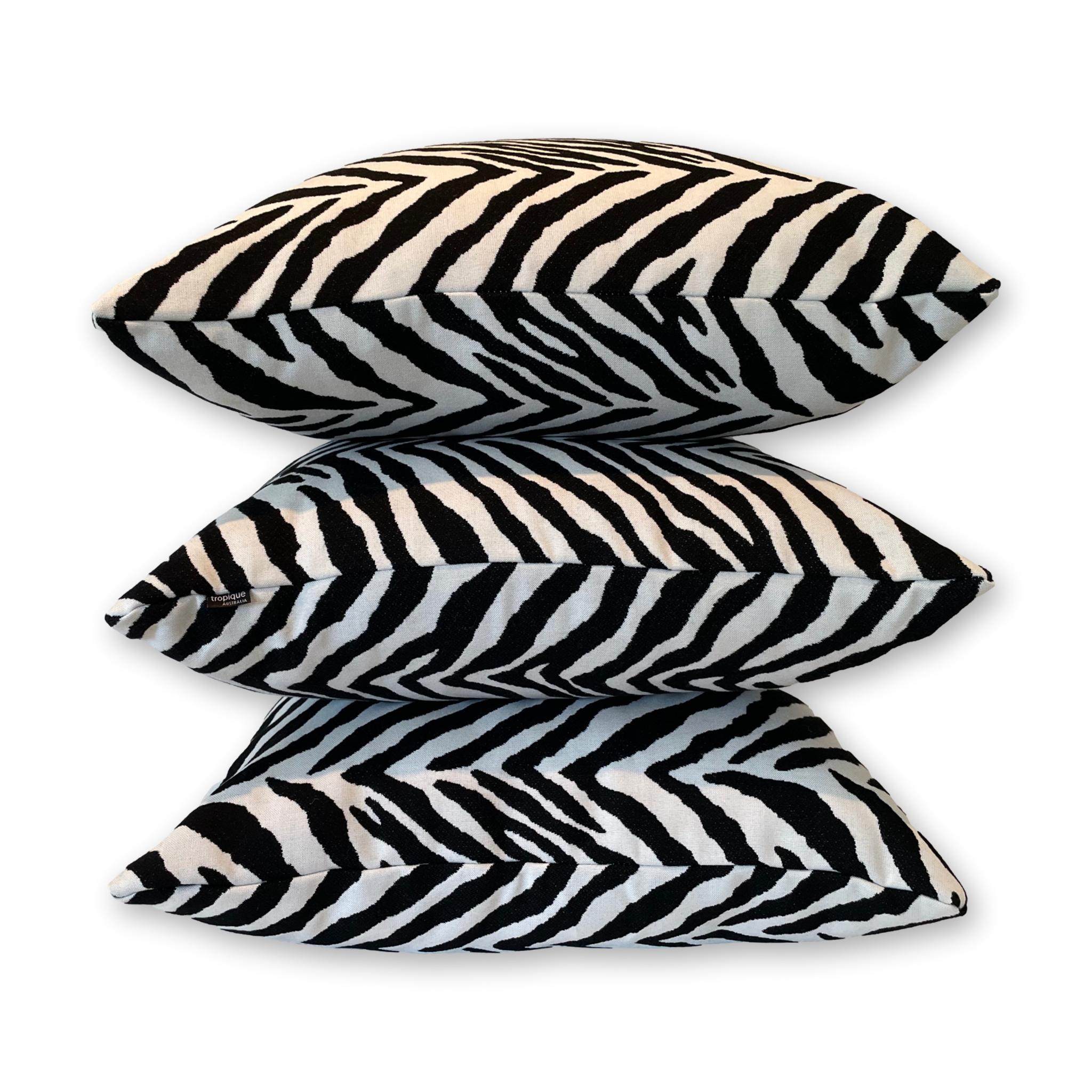Lounge Back - Zebra Black & White