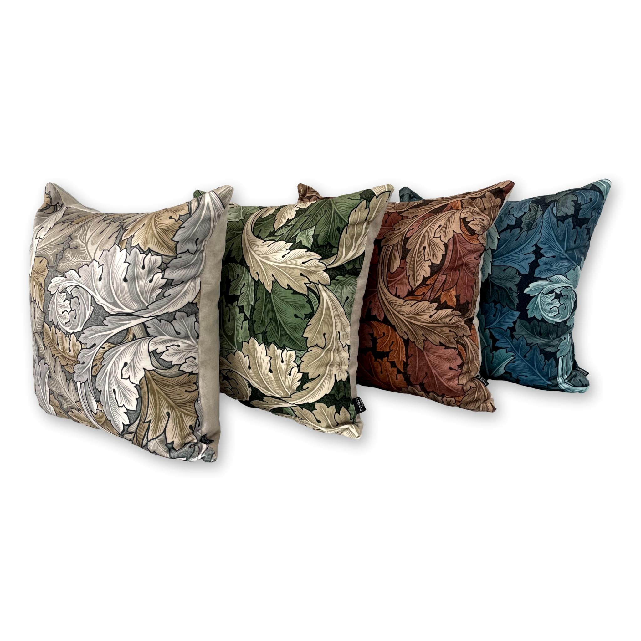 Acanthus Velvet in Acorn