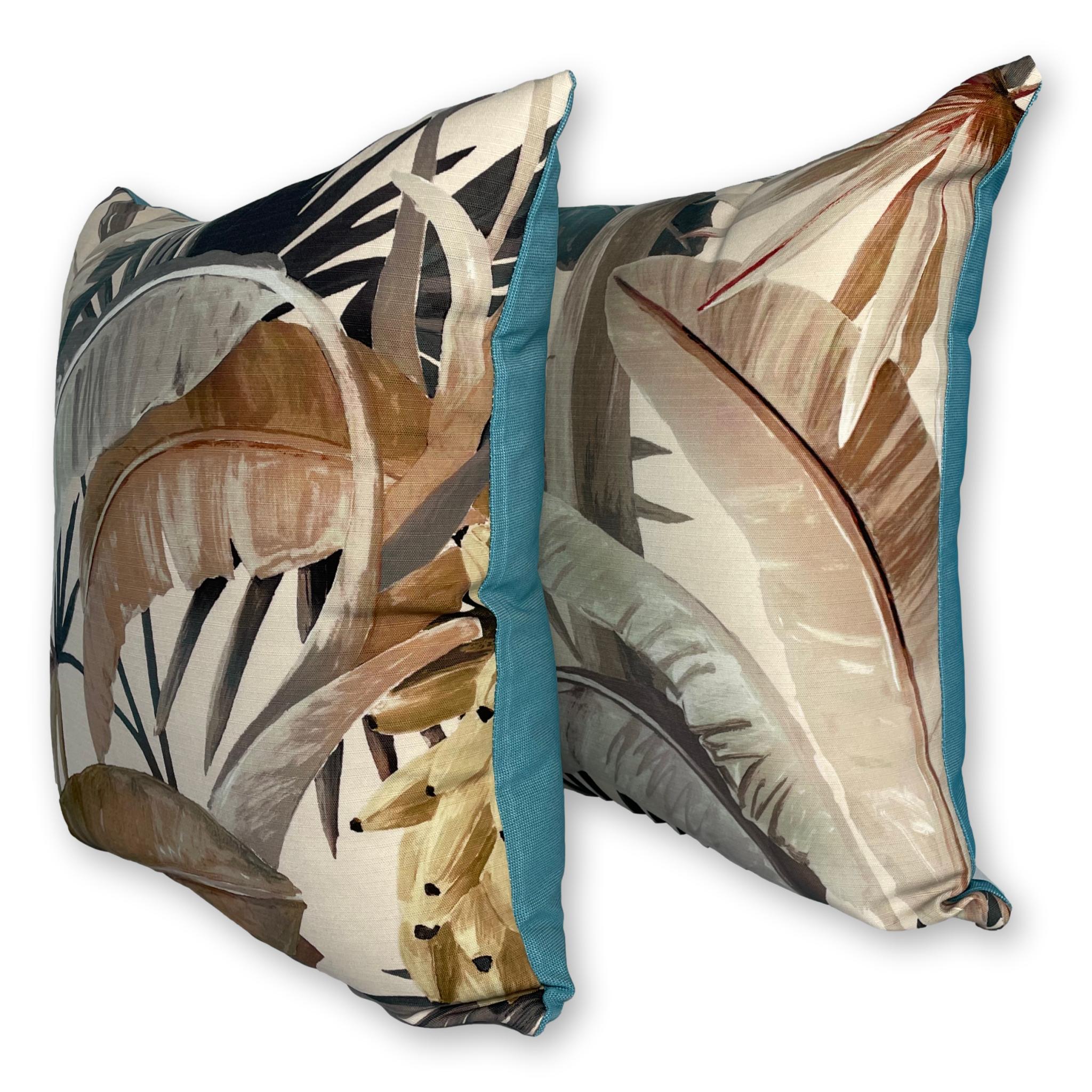 Tropicalia Gilver with Aqua Blue Backing