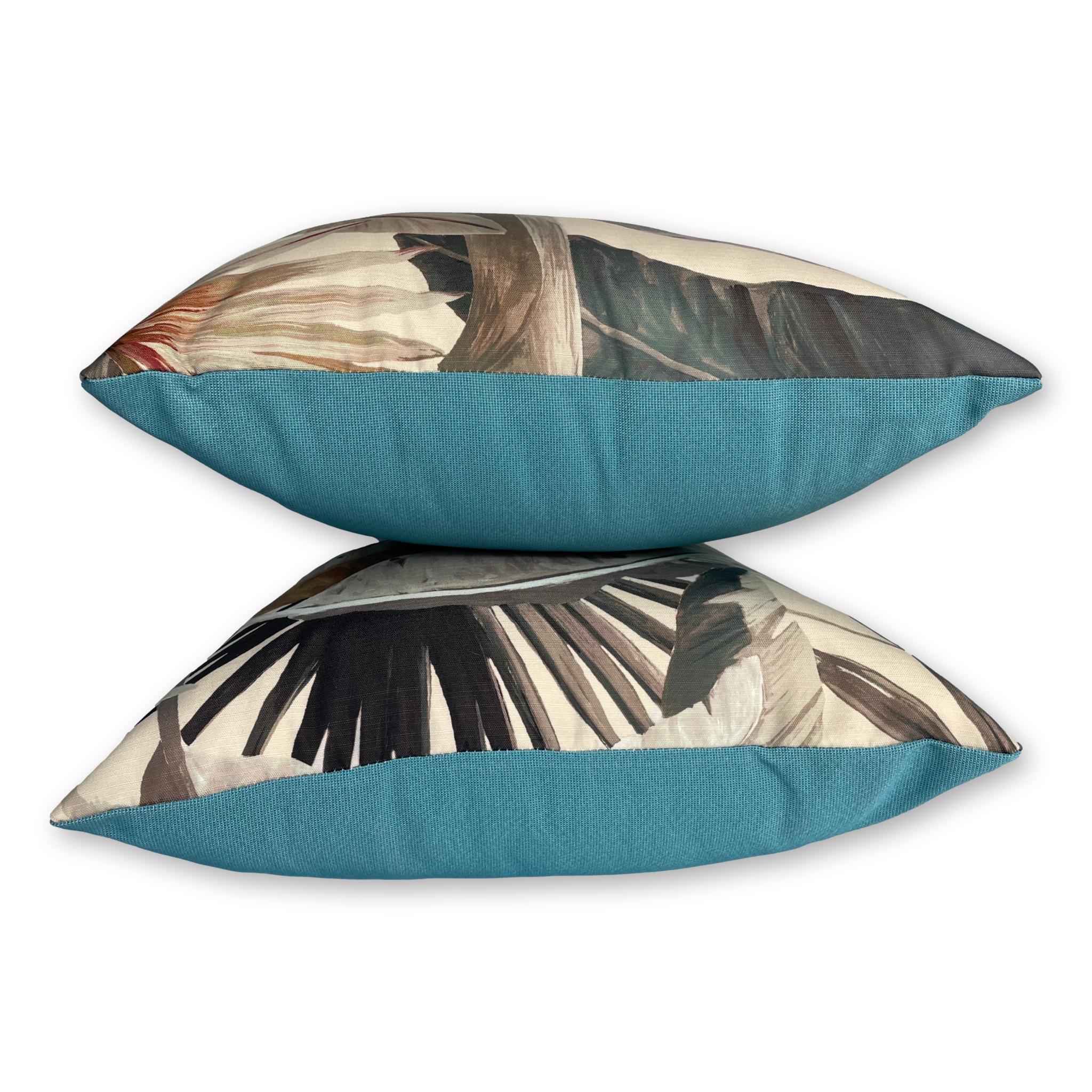Tropicalia Gilver with Aqua Blue Backing