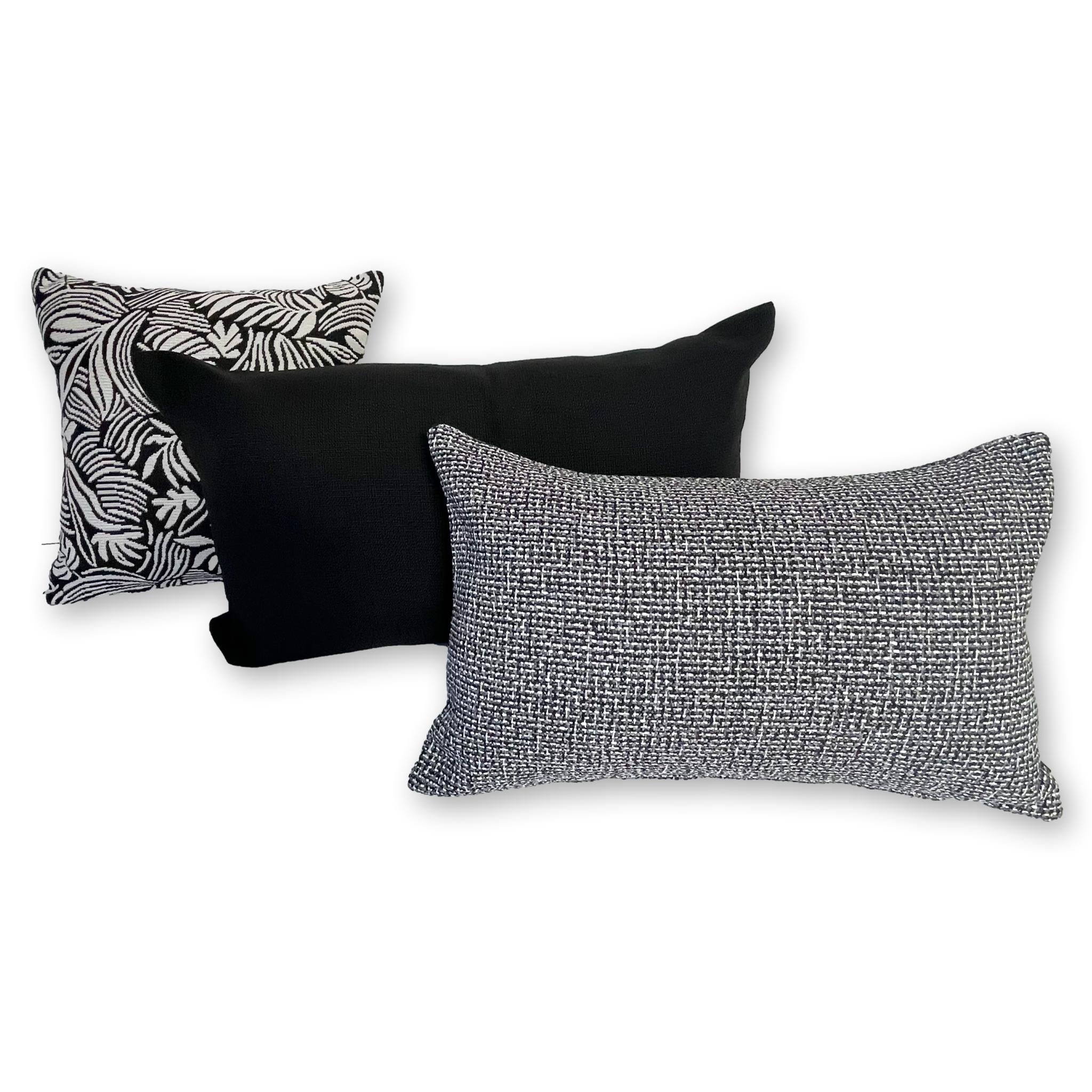 Tropical Leaf in Orca with Kuata & Cairns Set of 3 Covers