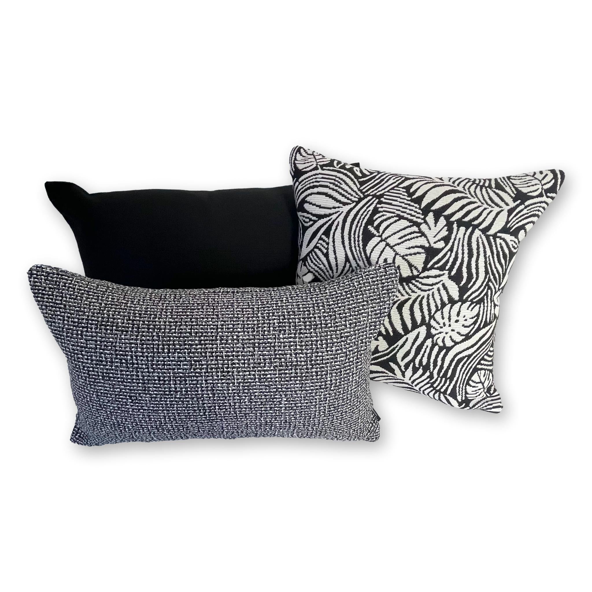 Tropical Leaf in Orca with Kuata & Cairns Set of 3 Covers