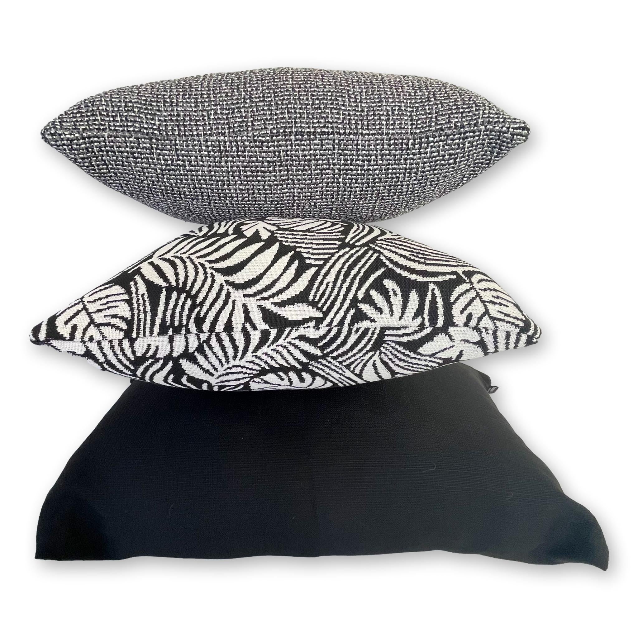 Tropical Leaf in Orca with Kuata & Cairns Set of 3 Covers