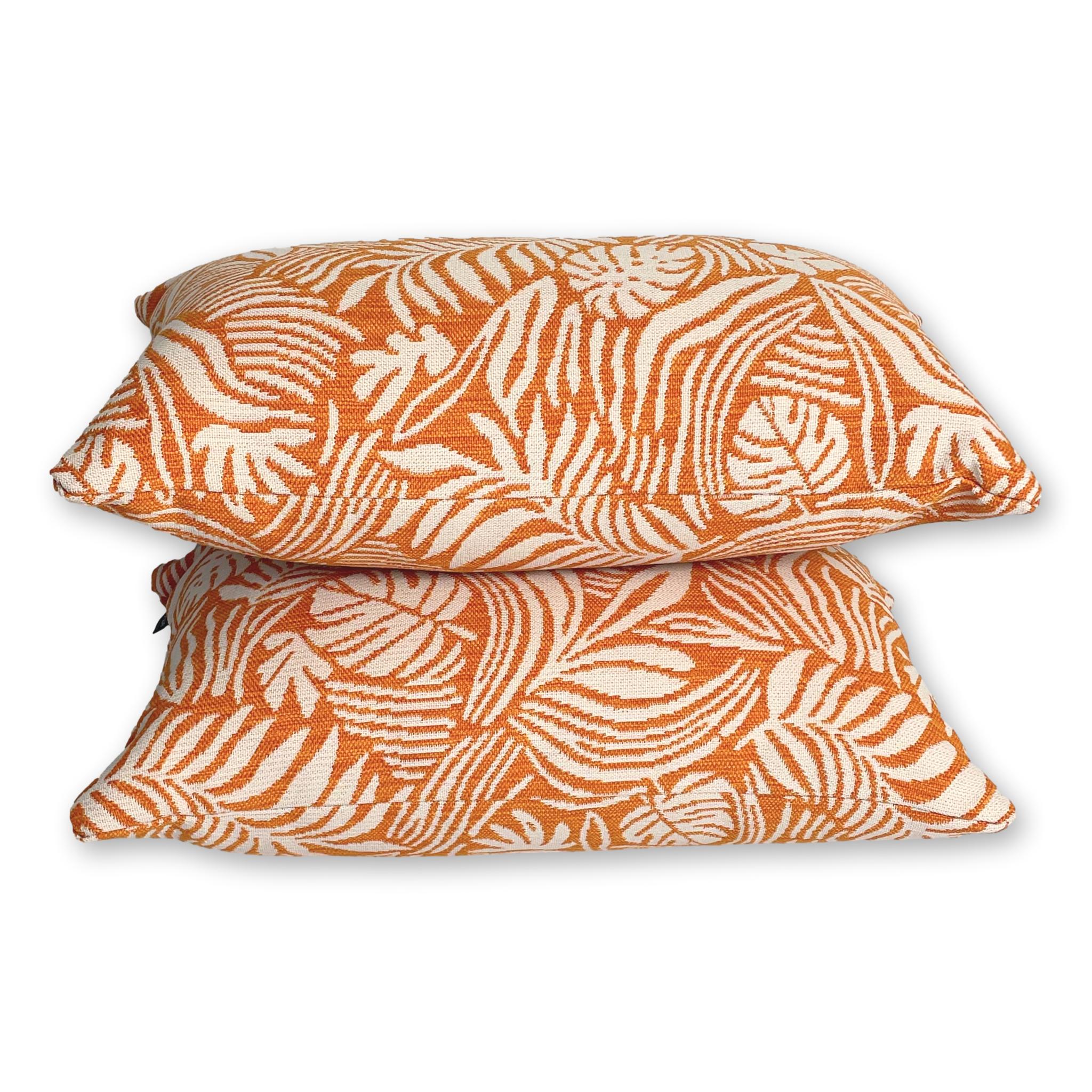 Tropical Leaf in Orange