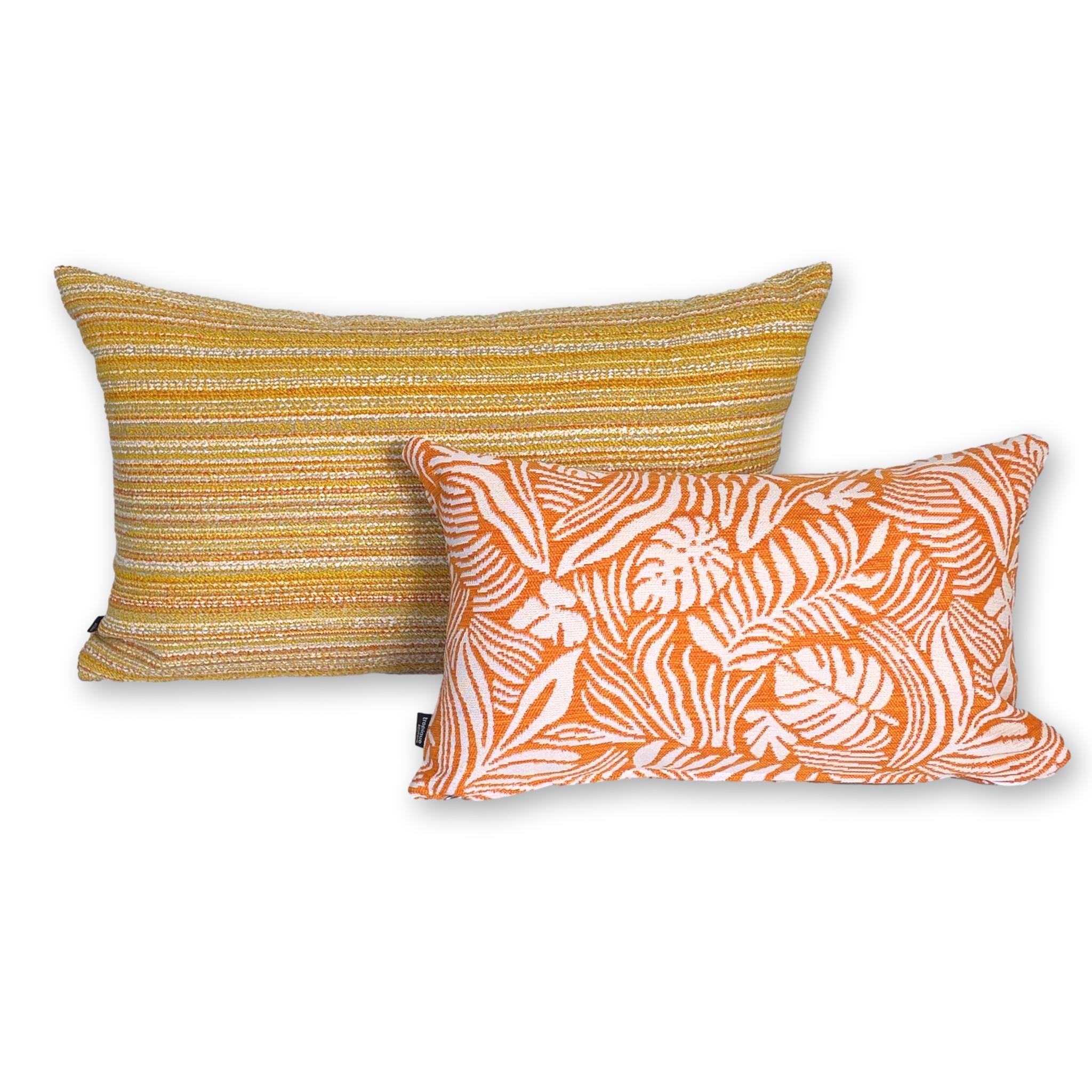 Tropical Leaf in Orange