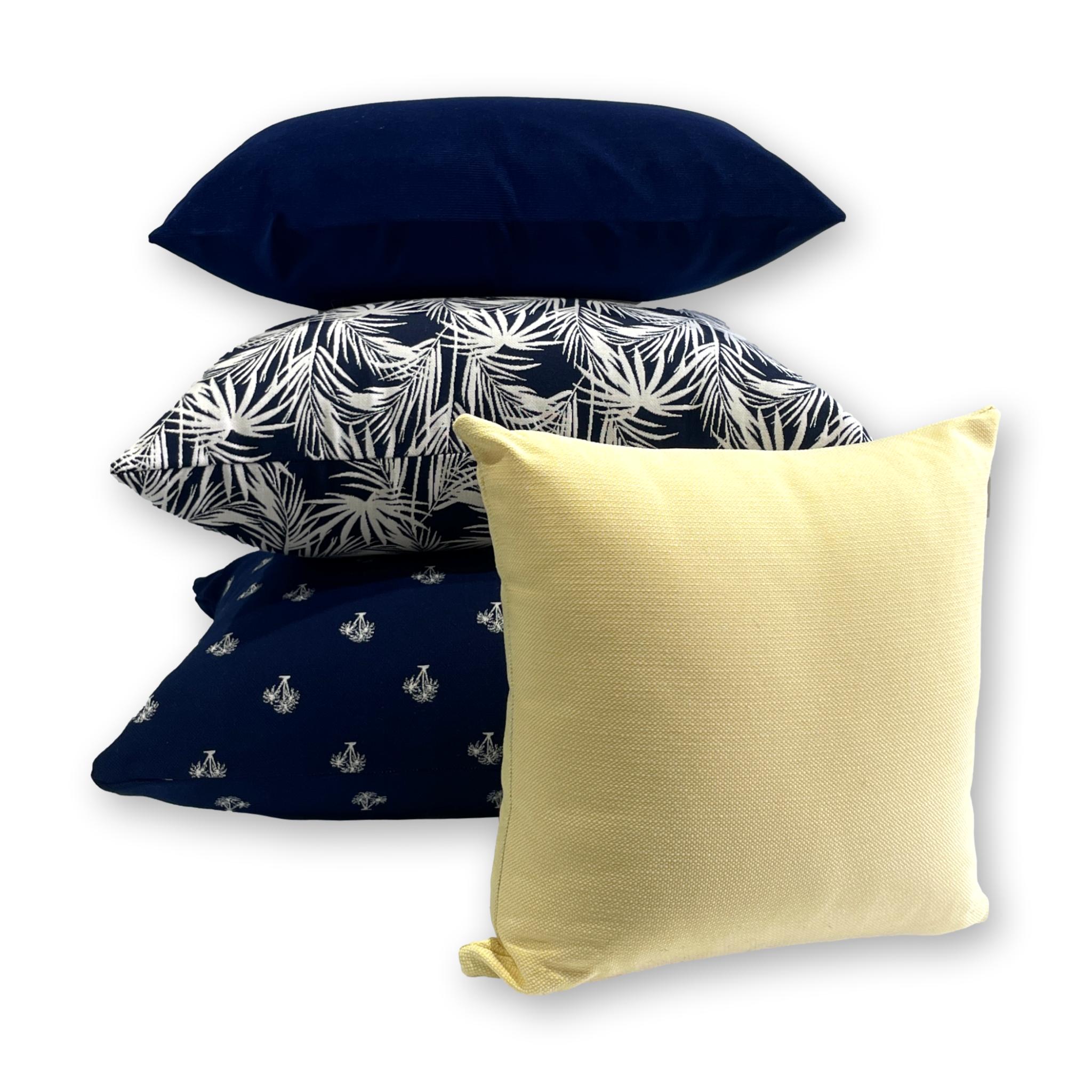 Lounge Back - Daintree Palm Sapphire