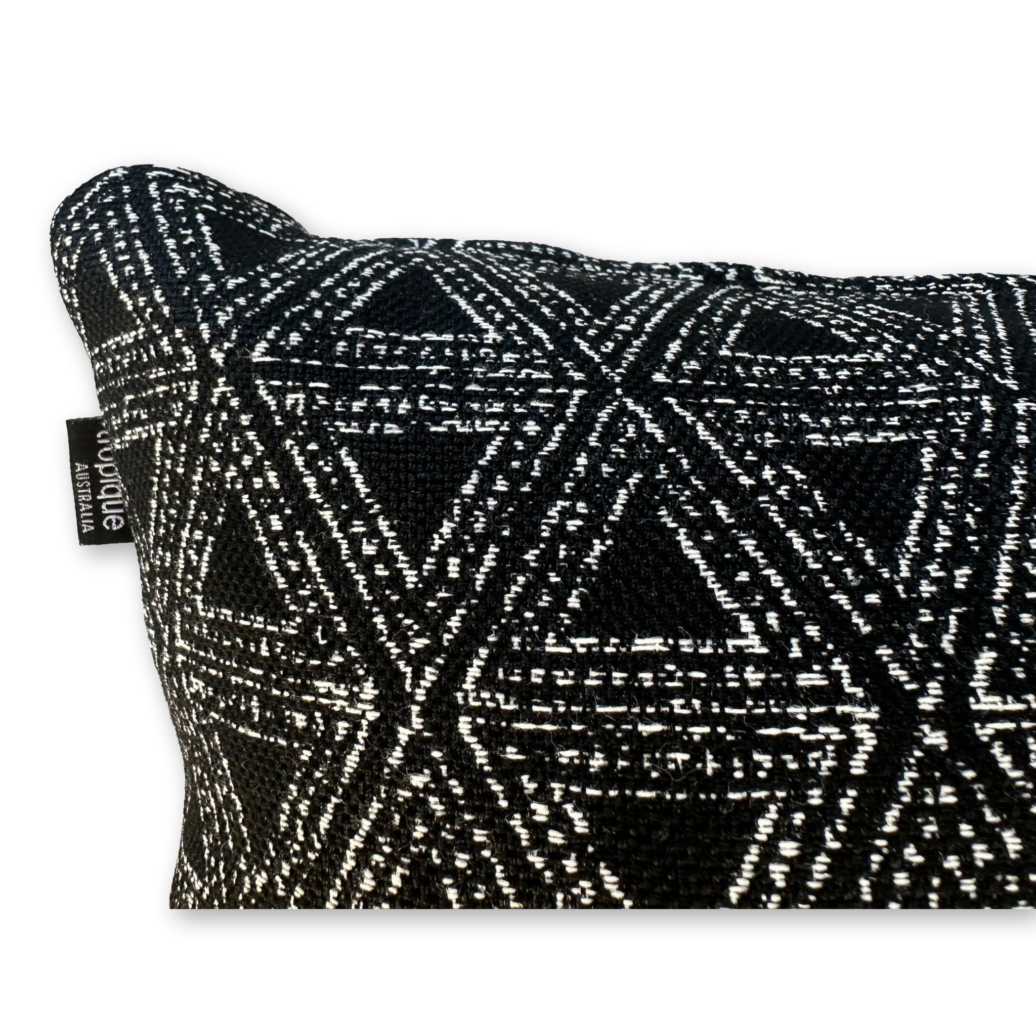 Stippled Triangle in Classic Black