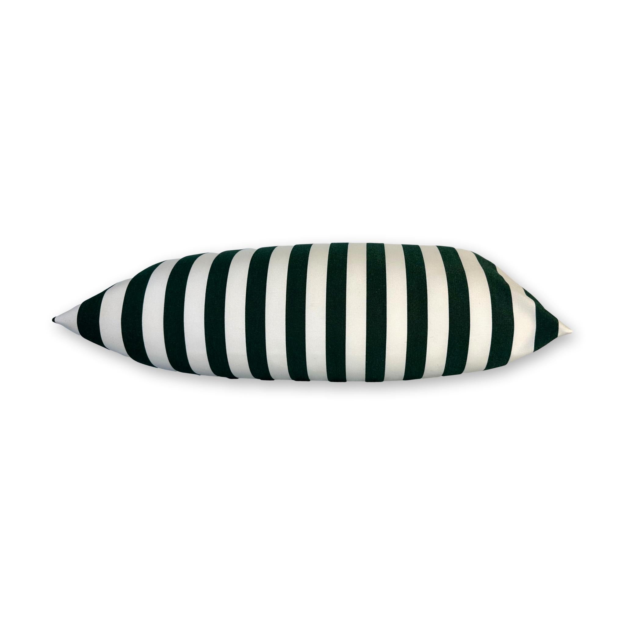 Sunbrella Mason Stripe Forest Green