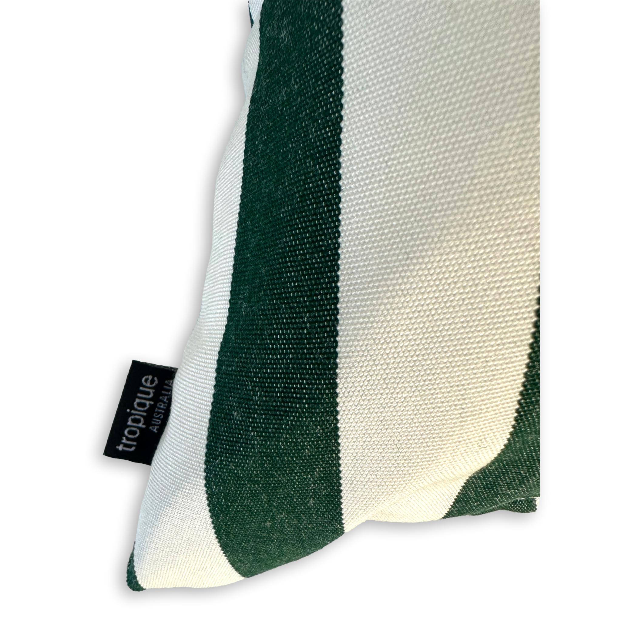 Sunbrella Mason Stripe Forest Green