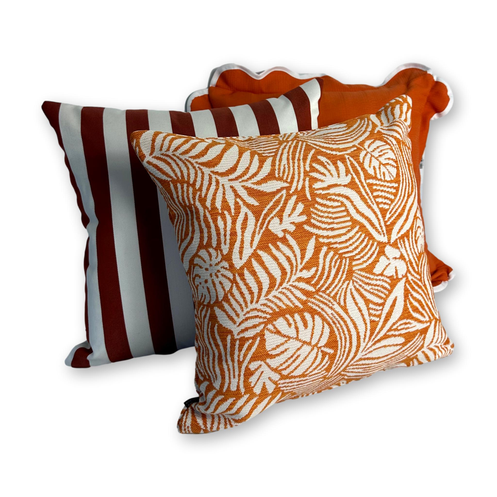 Tropical Leaf in Orange