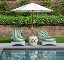 Sunbrella Mason Forest Green Bench Seat Cushion