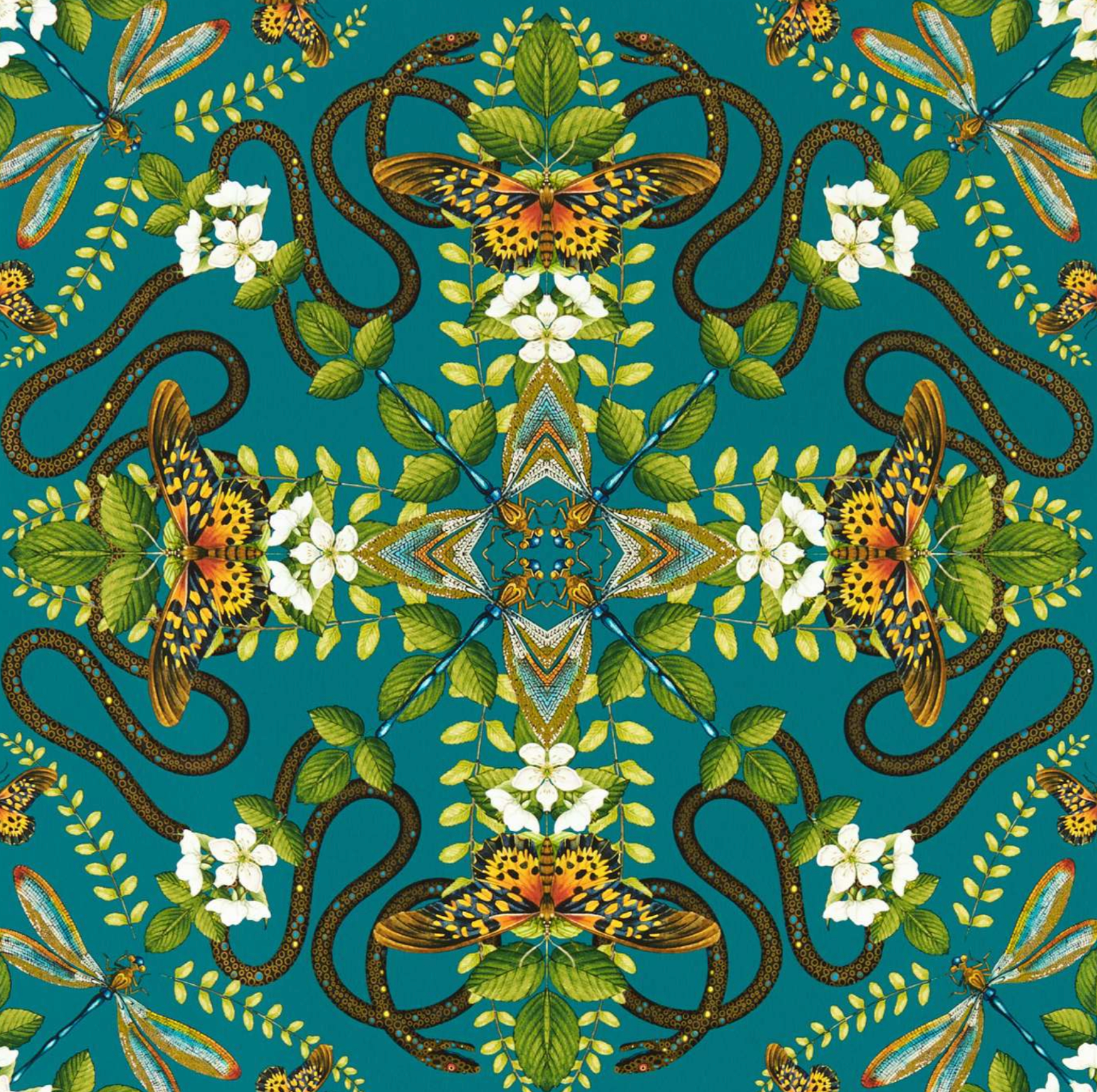 Clarke and Clarke Wallpaper Emerald Forest