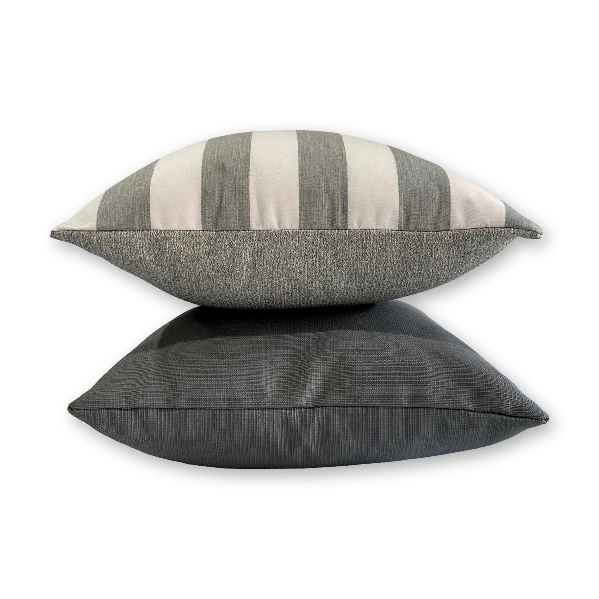 Spritz Stripe Grey & White