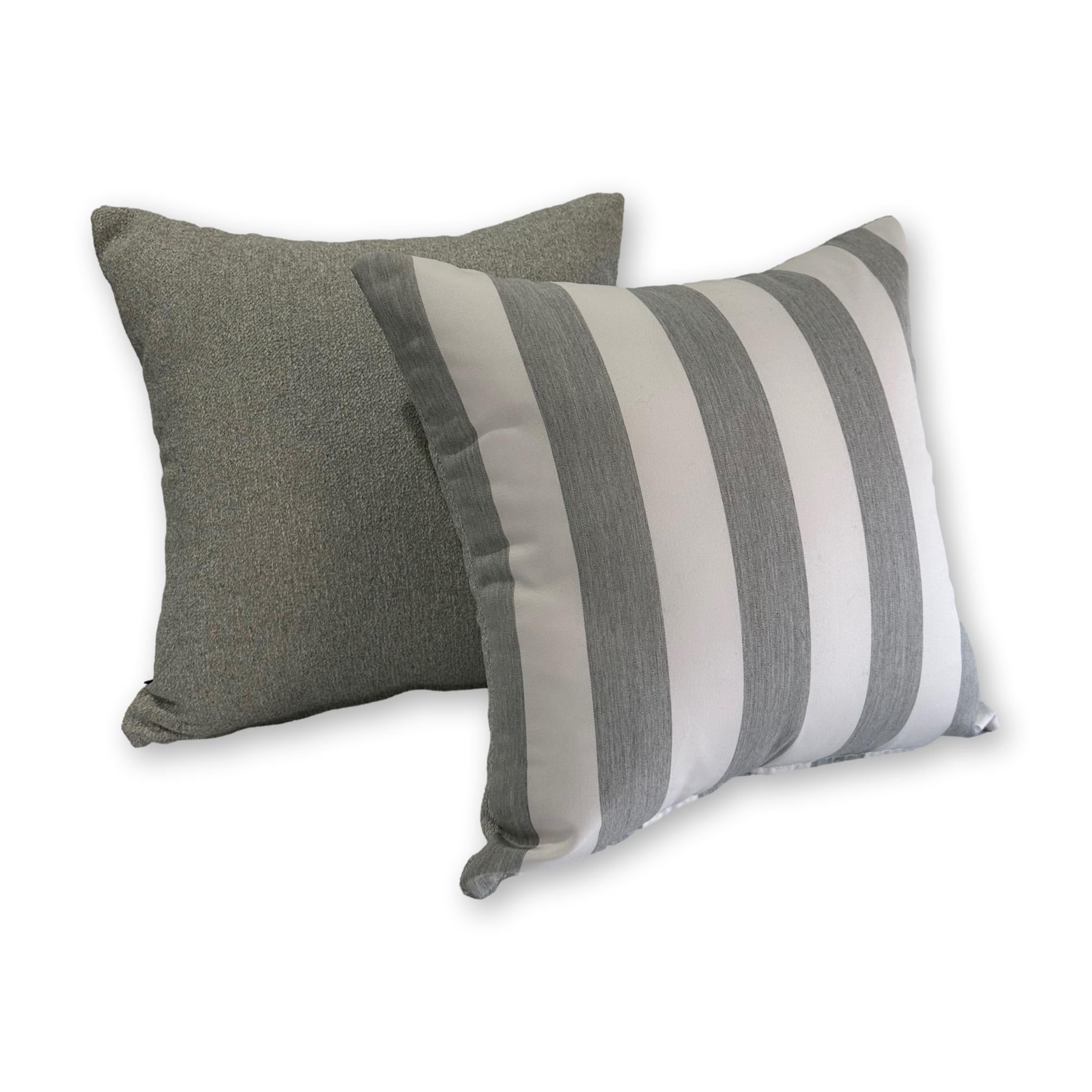 Spritz Stripe Grey & White