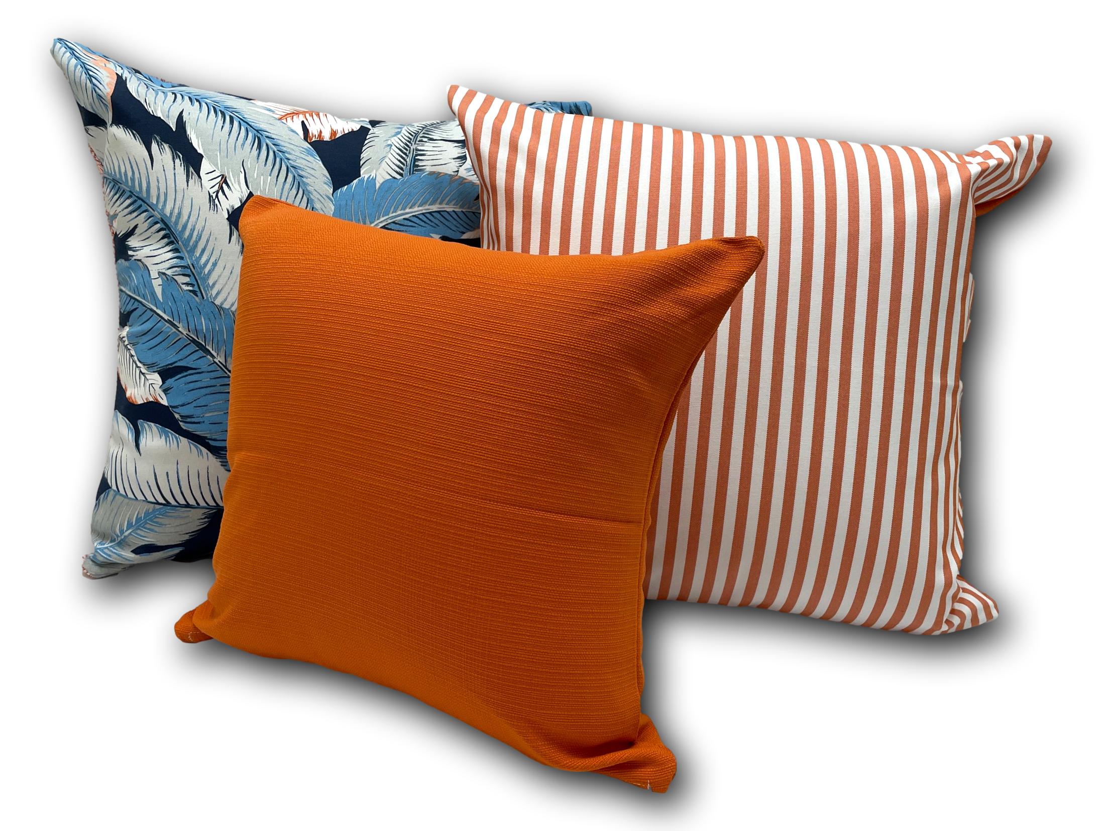 Cove in Papaya - Tropique Cushions