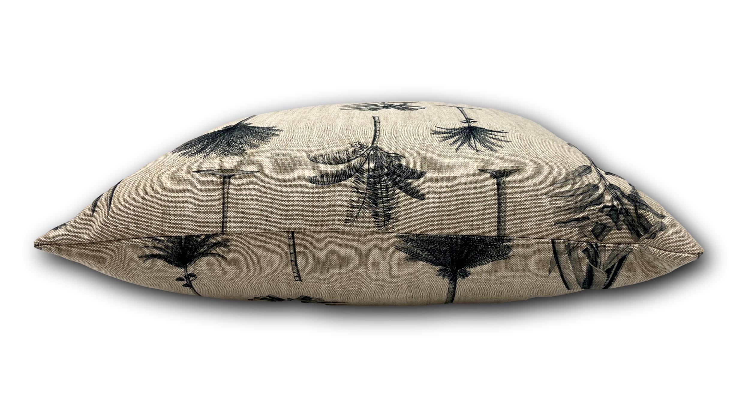 Luana Linen in Charcoal Beige