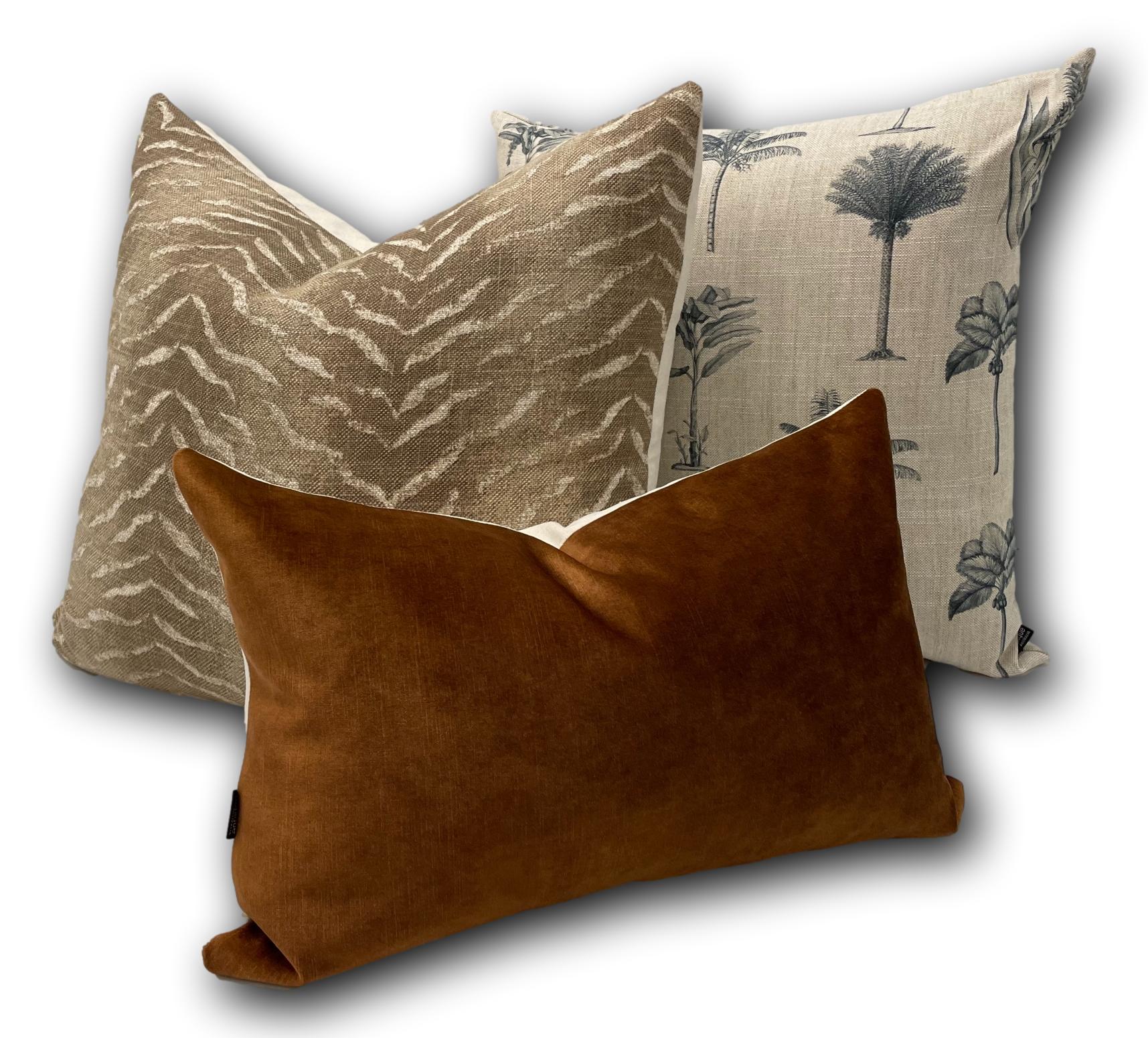 Luana Linen in Charcoal Beige