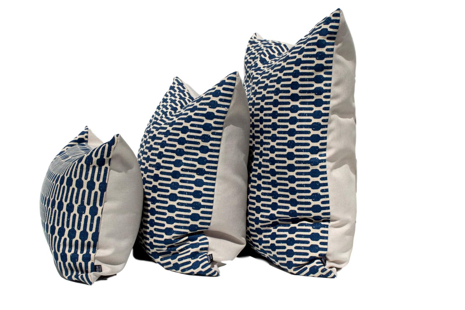 Dock in Navy - Tropique Cushions