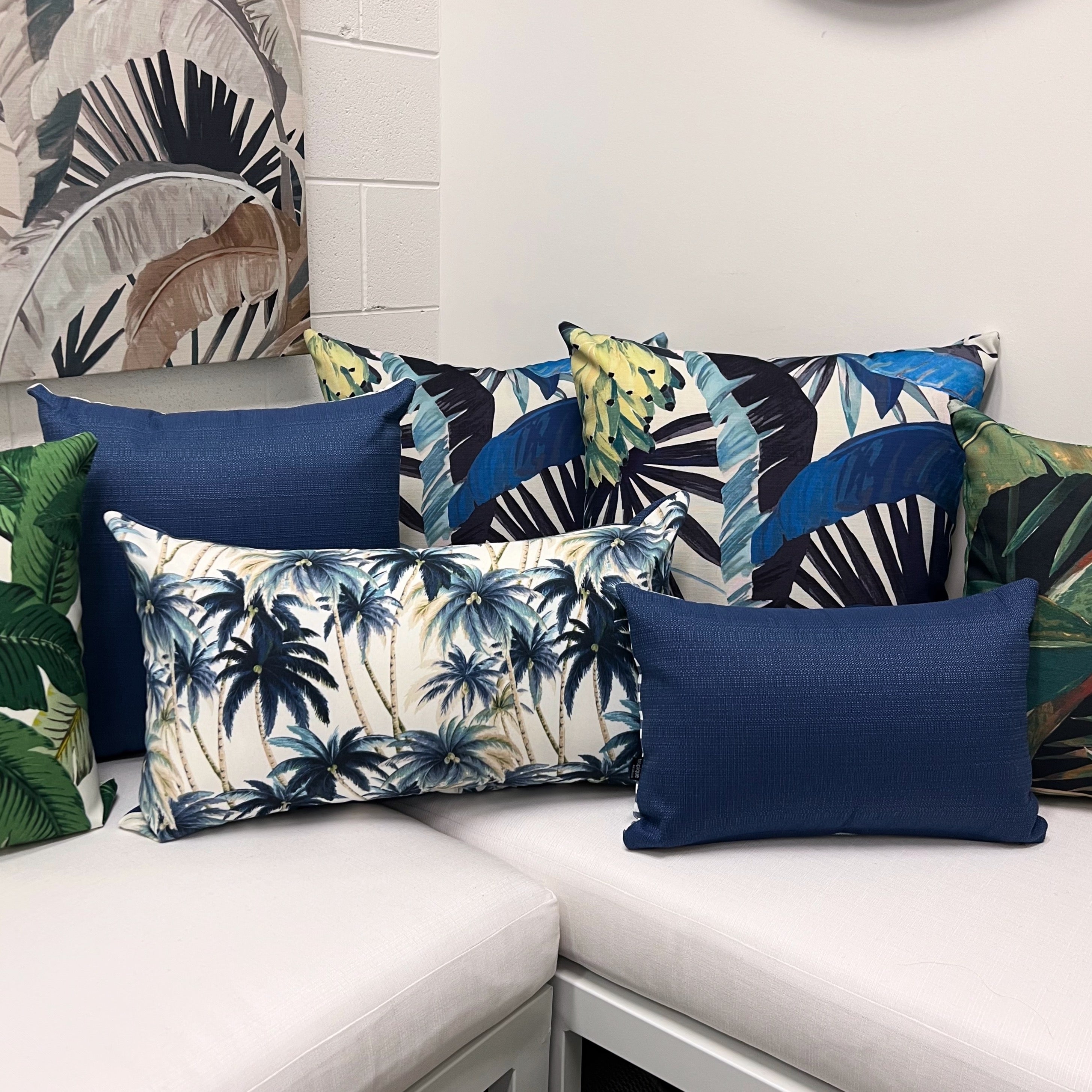 Coco Palm in Marine Luxe
