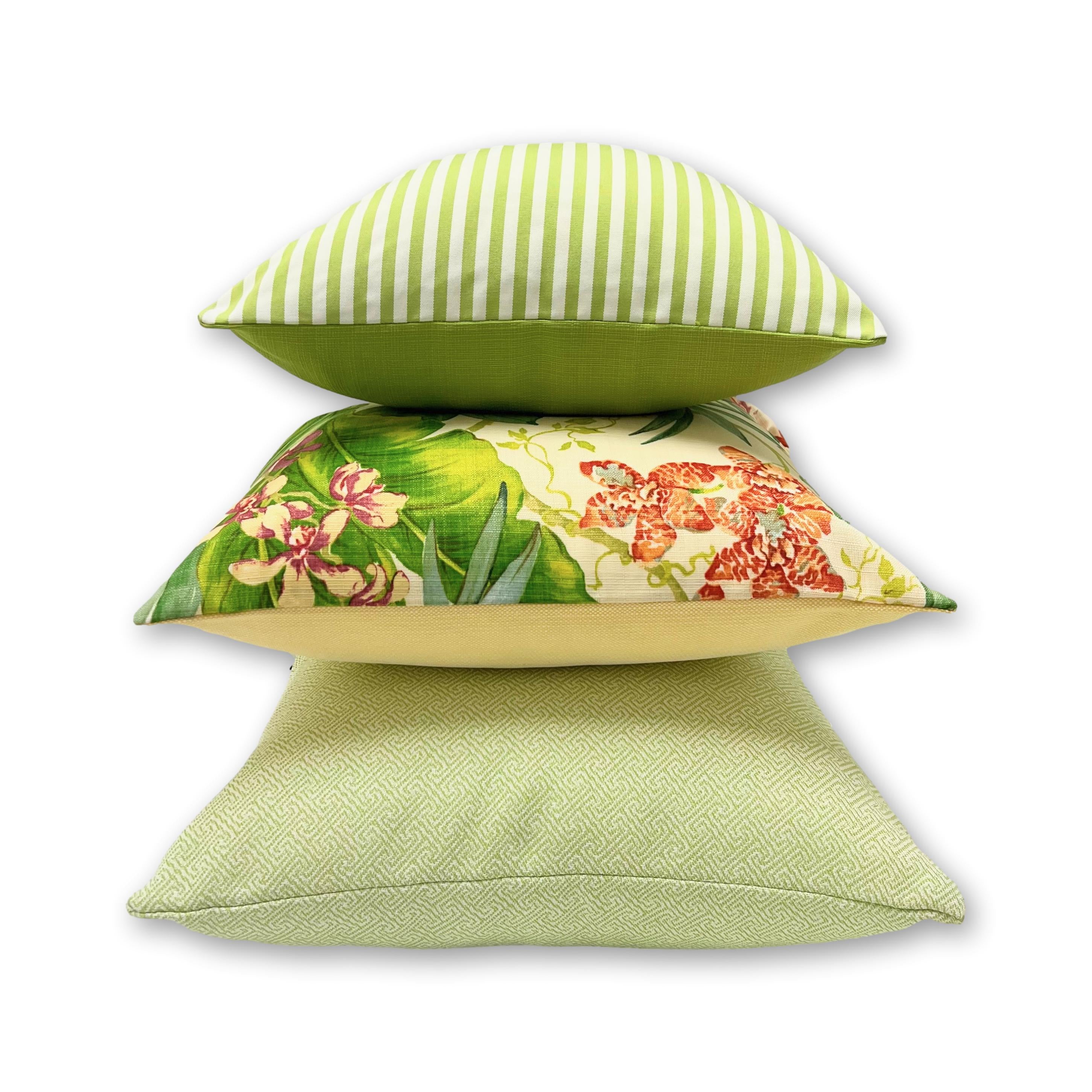 Cove in Verde - Tropique Cushions