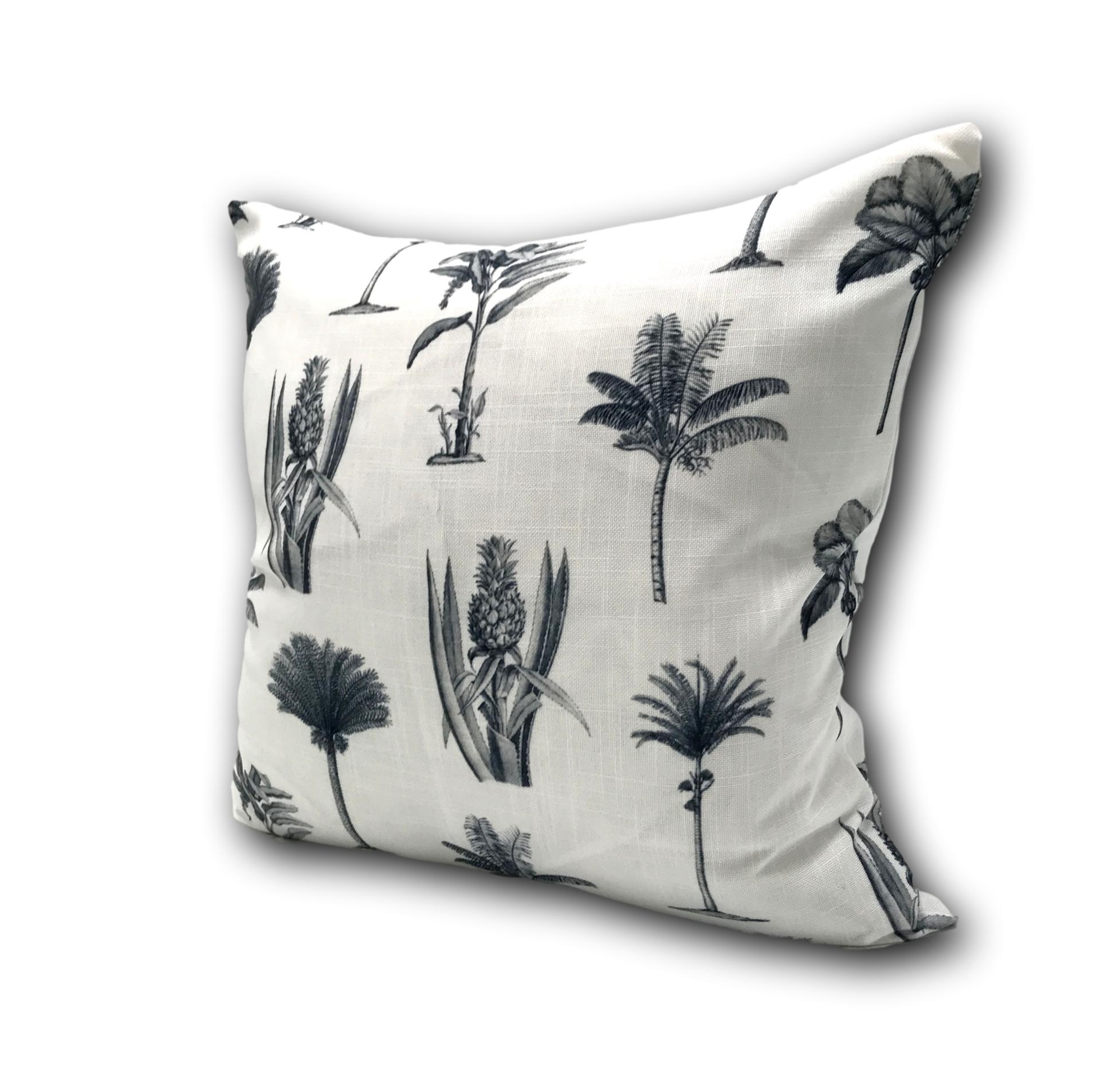 Luana Linen in Charcoal White