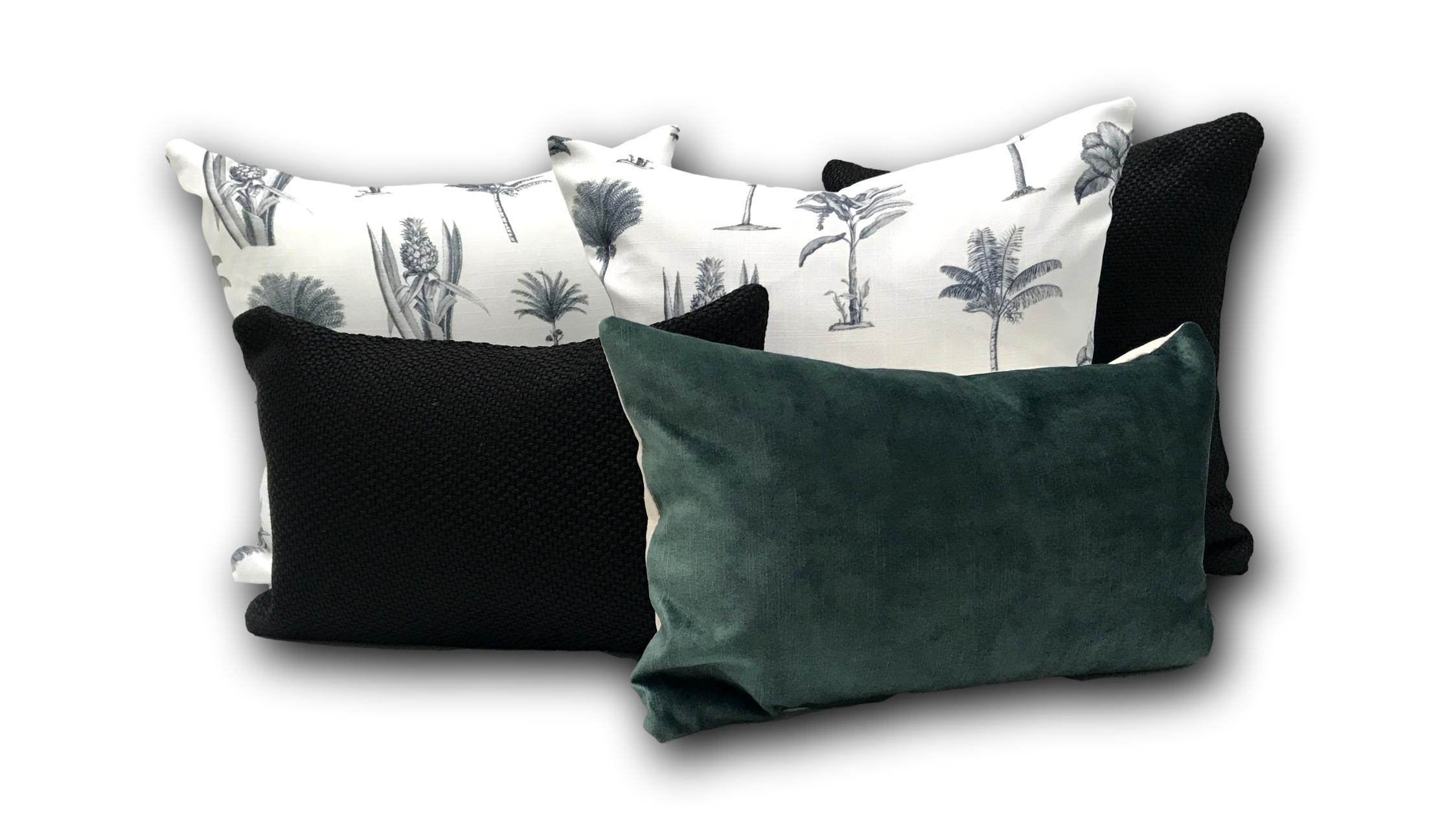 Luana Linen in Charcoal White