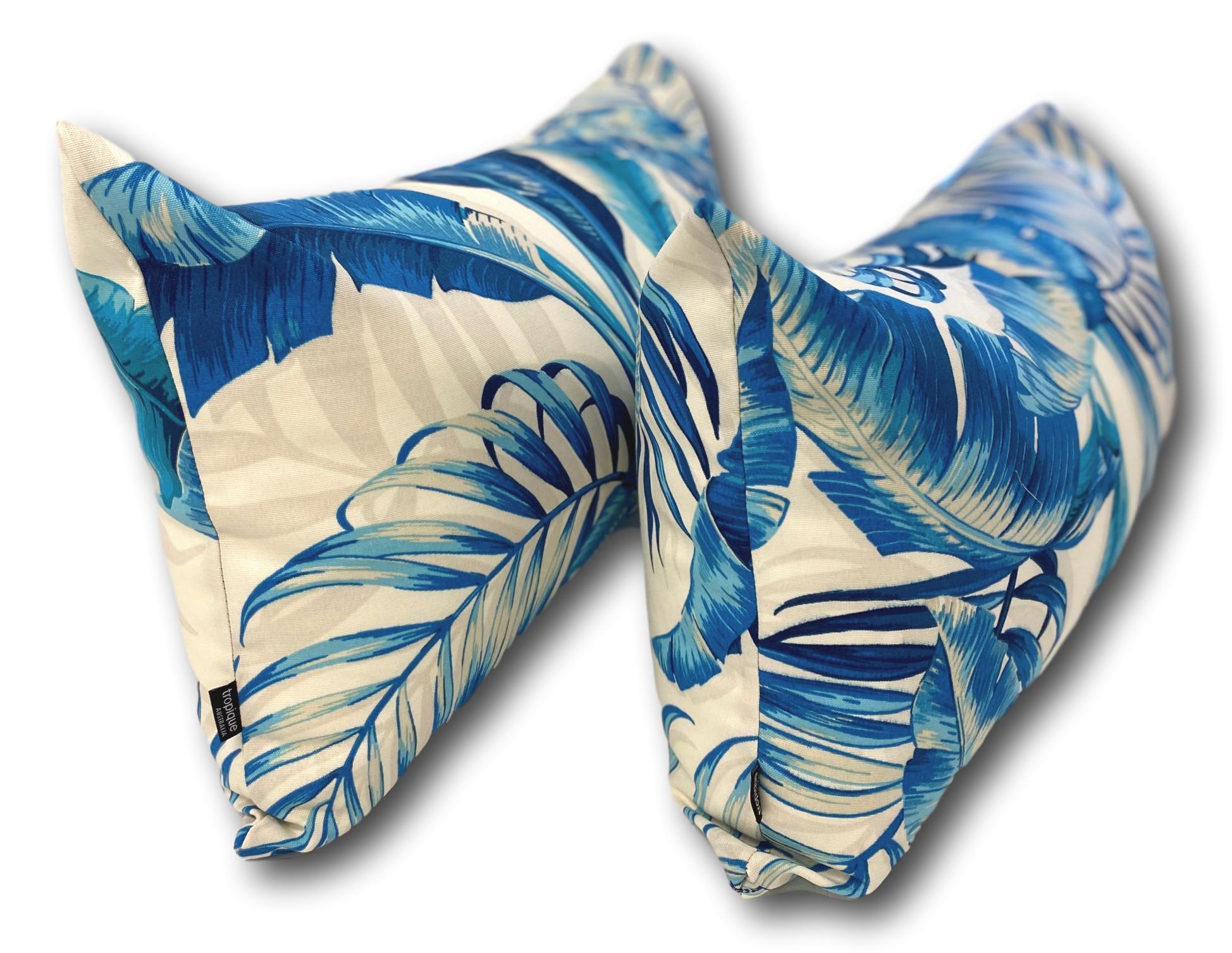 Palmiers in Marine - Tropique Cushions
