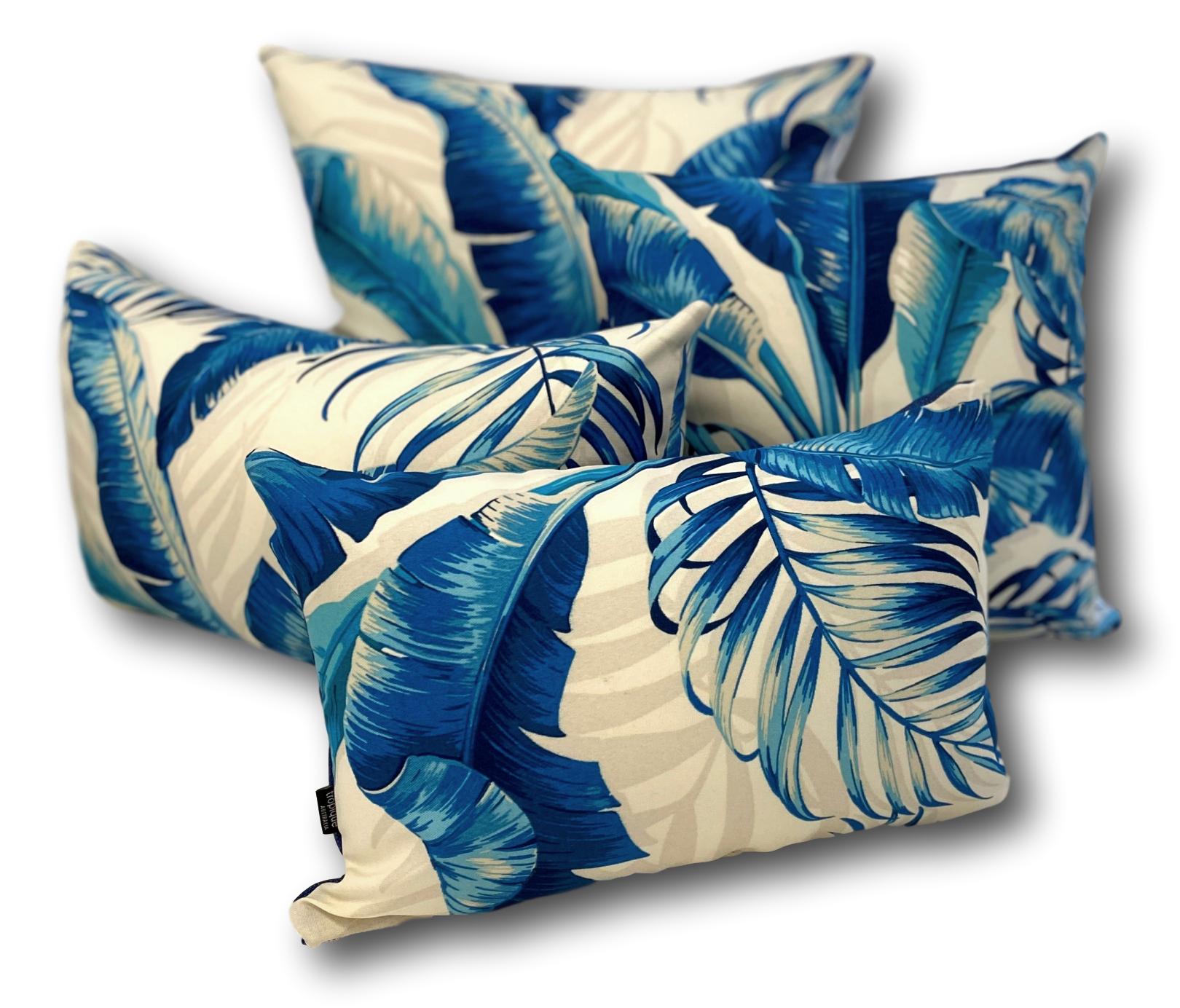 Palmiers in Marine - Tropique Cushions