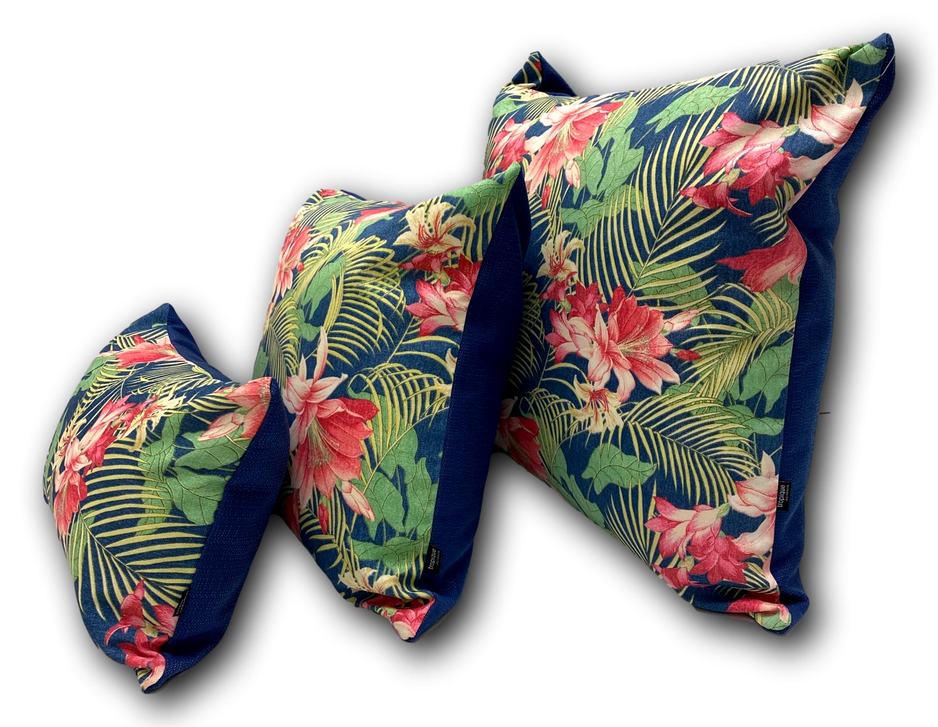Night Bloom in Fuchsia - Tropique Cushions