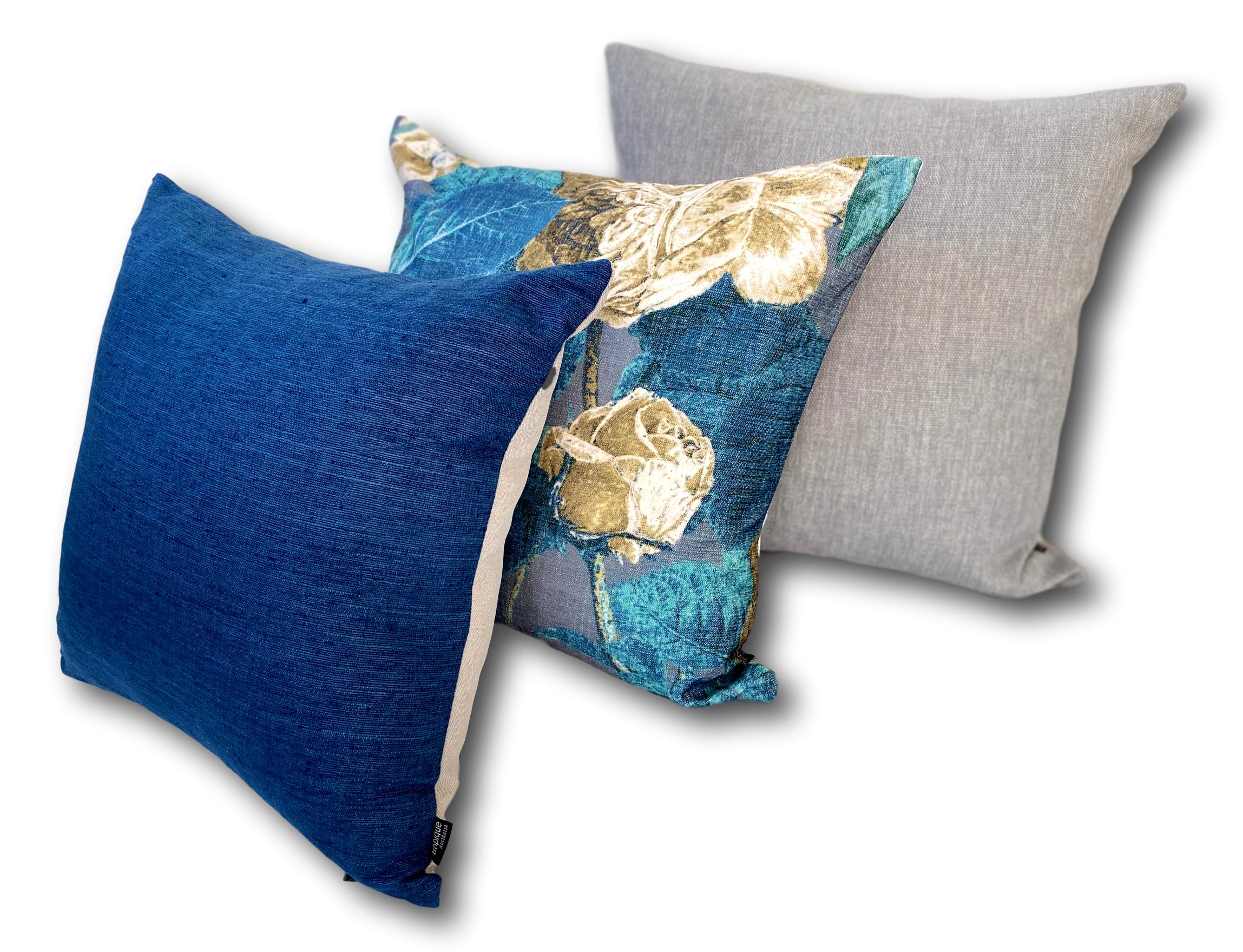 Feelgood Botanique Set in Cove - Tropique Cushions