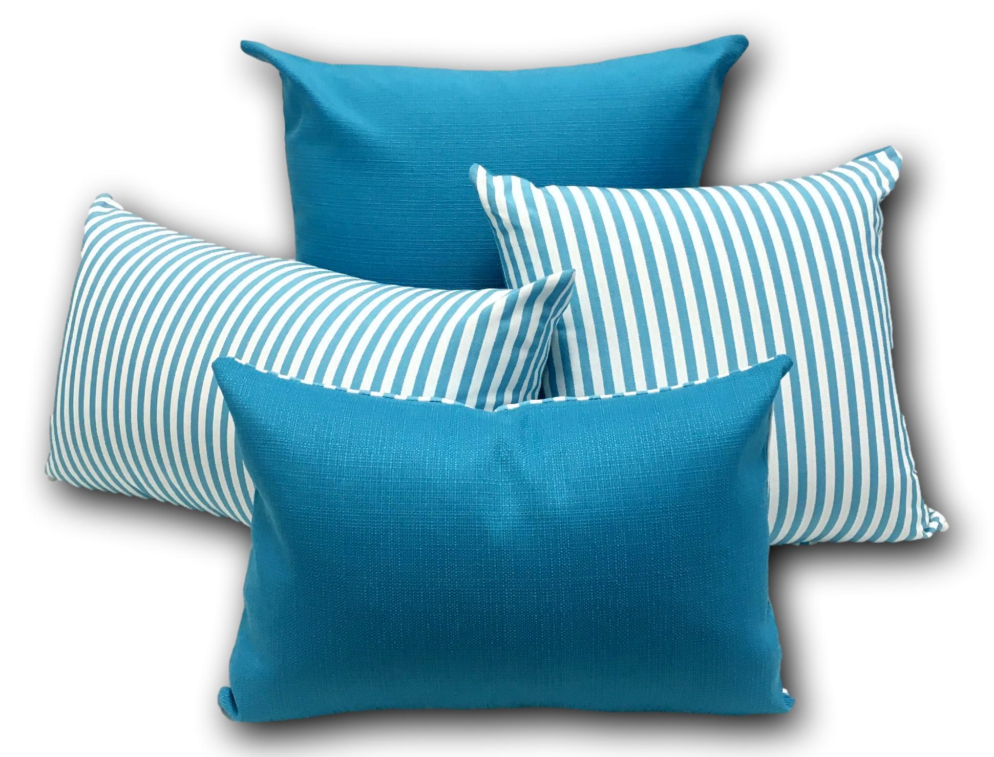 Cove in Aqua - Tropique Cushions