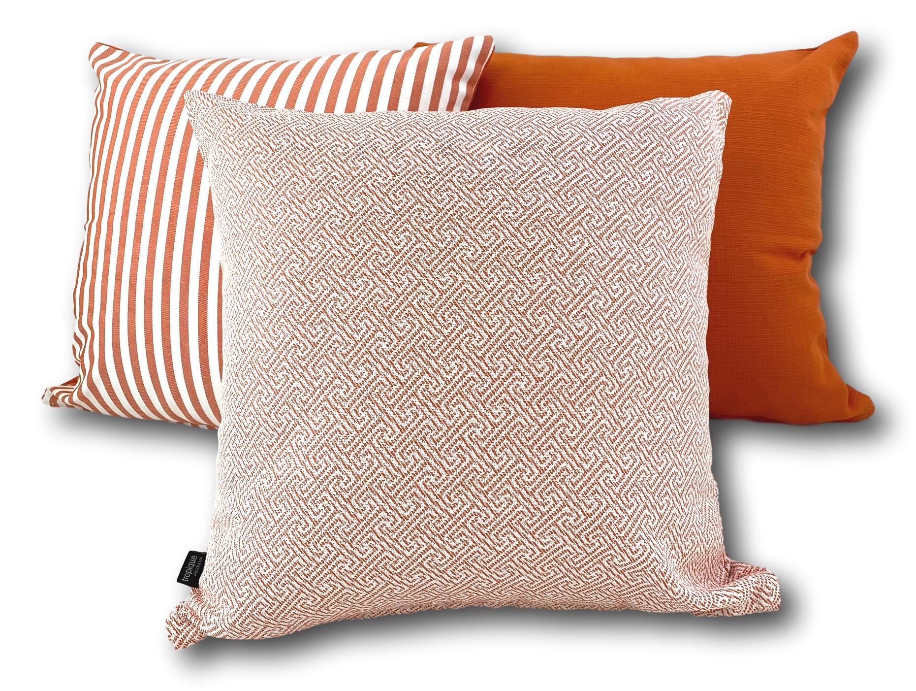 Feelgood Sanctuary in Papaya Set - Tropique Cushions