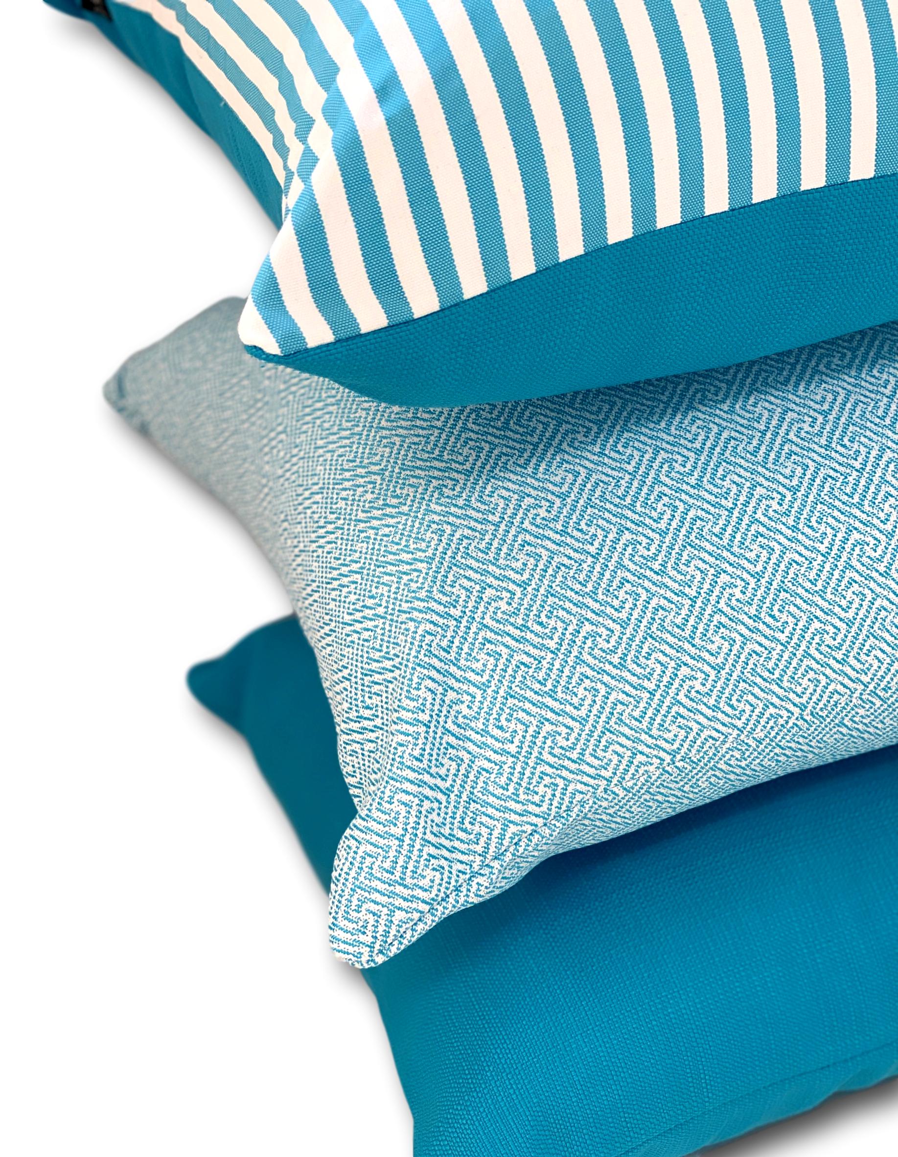 Feelgood Sanctuary in Aqua Set - Tropique Cushions