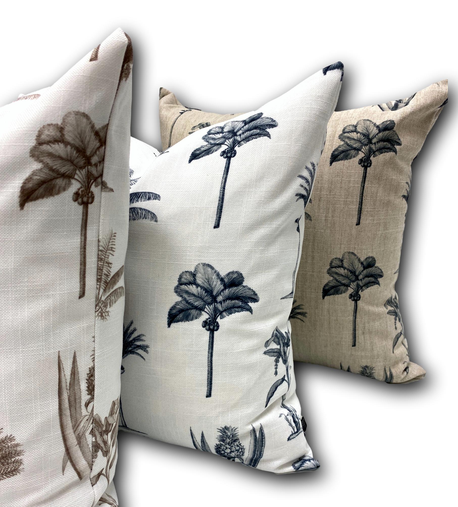 Luana Linen in Charcoal White