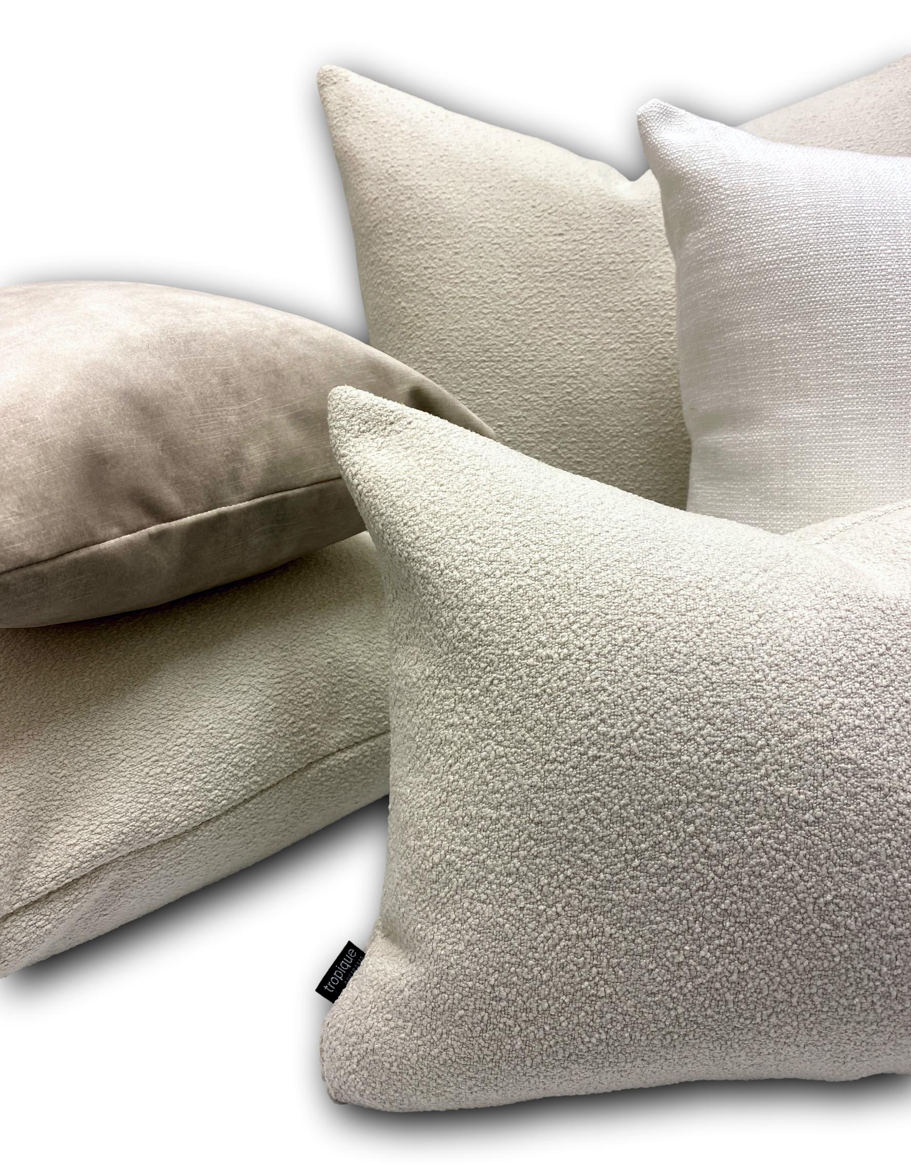 Boucle Luxe in White