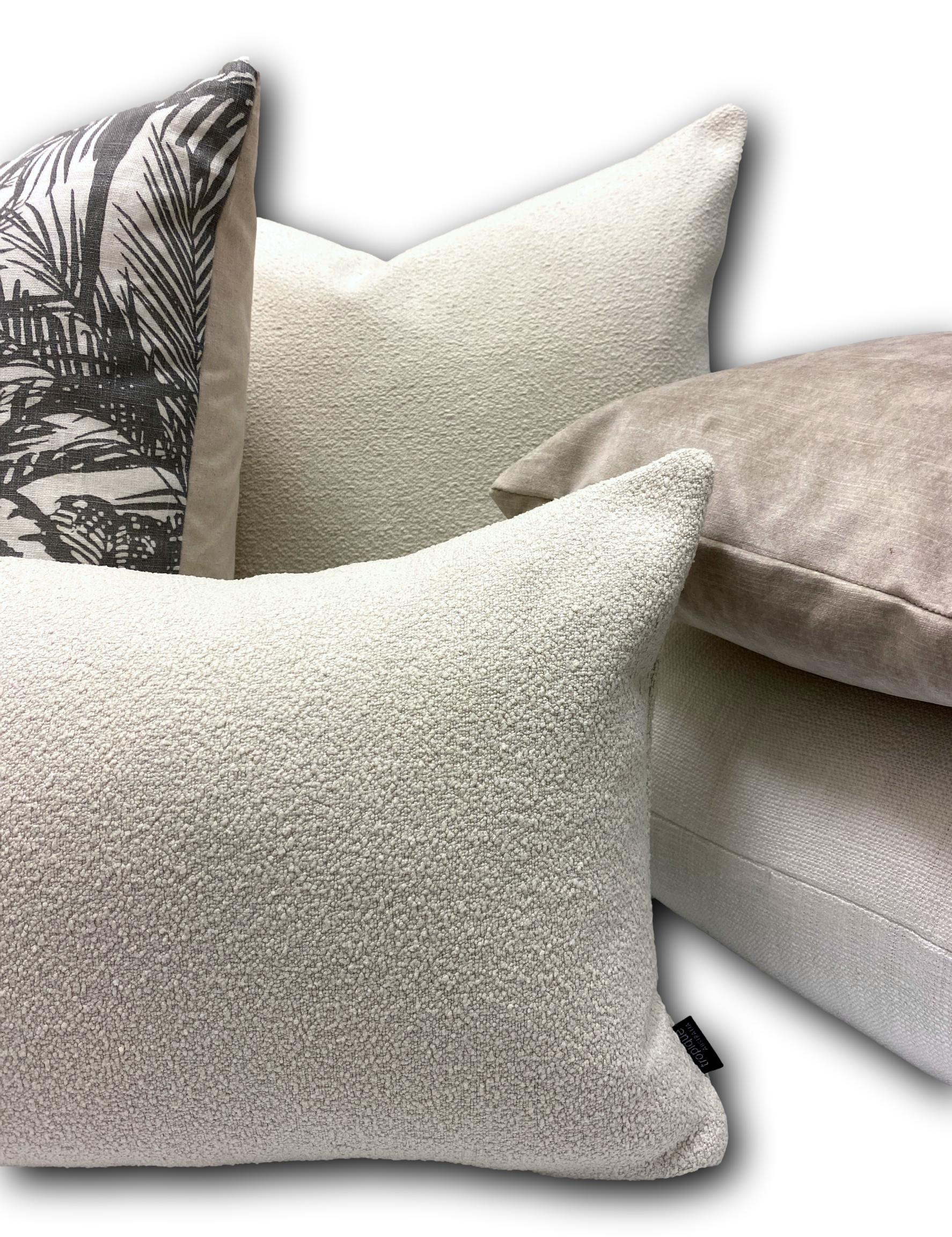Boucle Luxe in White
