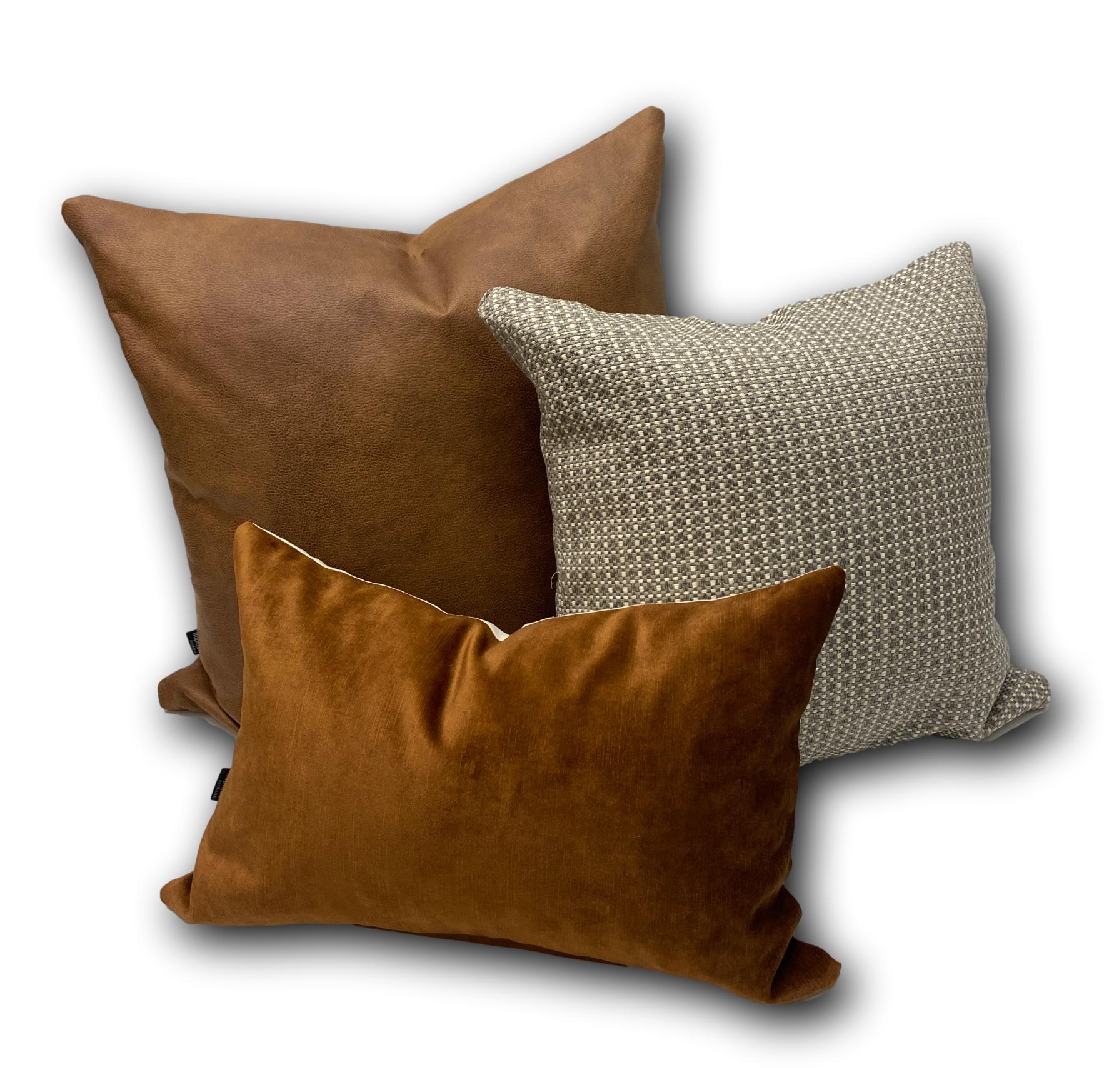 Honeywood in Spice Leather Look Lumbar