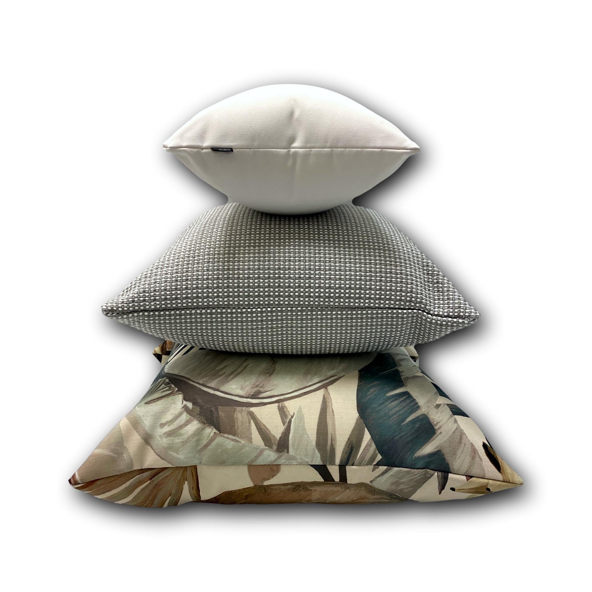 Sunbrella Canvas White - Tropique Cushions