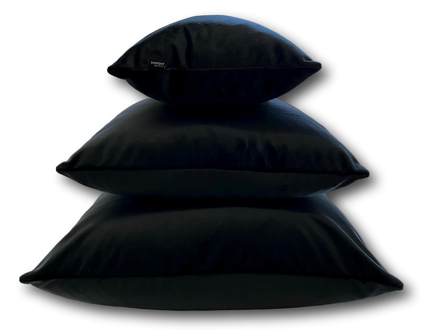Boheme Luxe in Ebony - Tropique Cushions