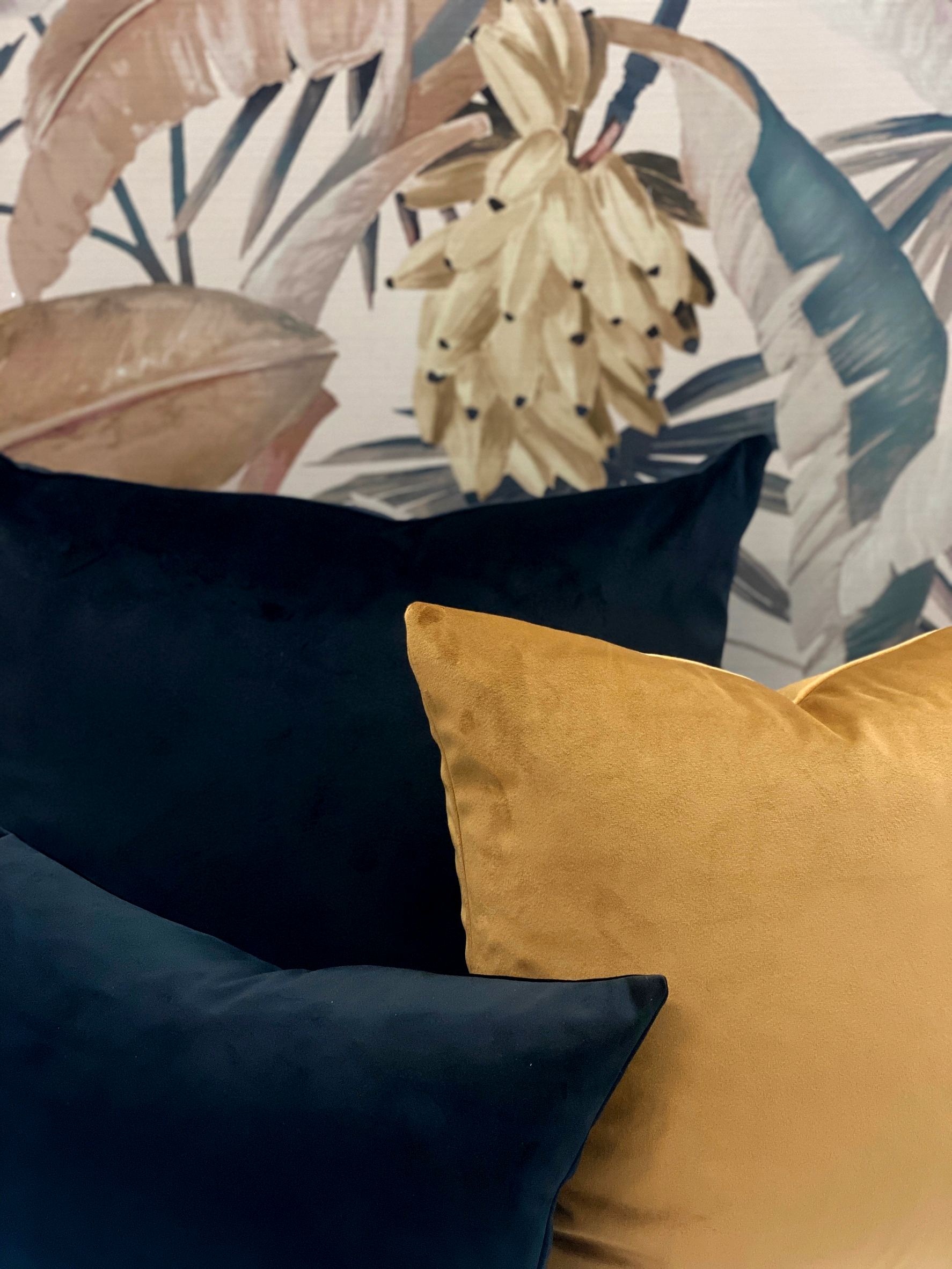 Boheme Luxe in Ebony - Tropique Cushions