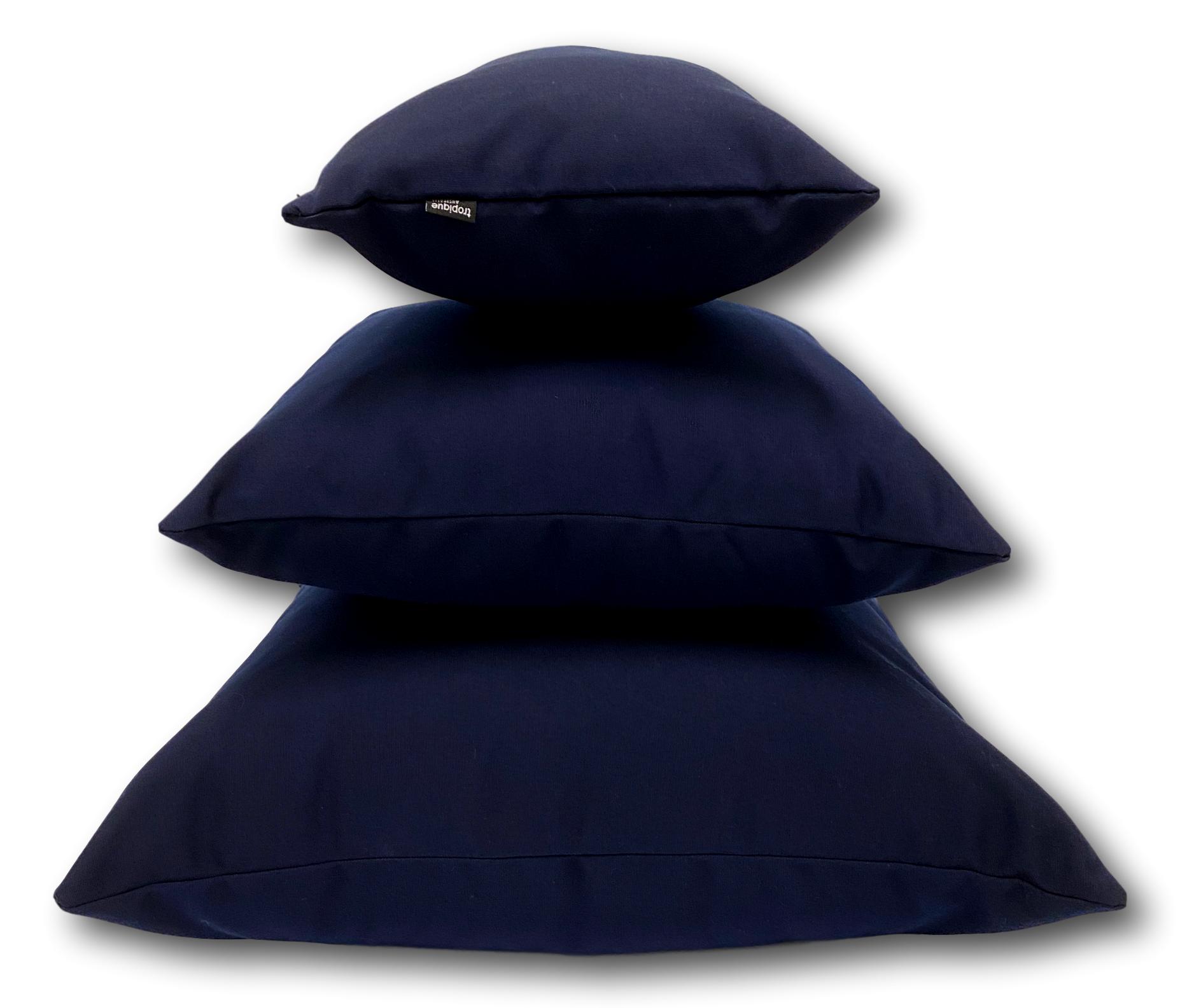 Sunbrella Canvas Navy - Tropique Cushions