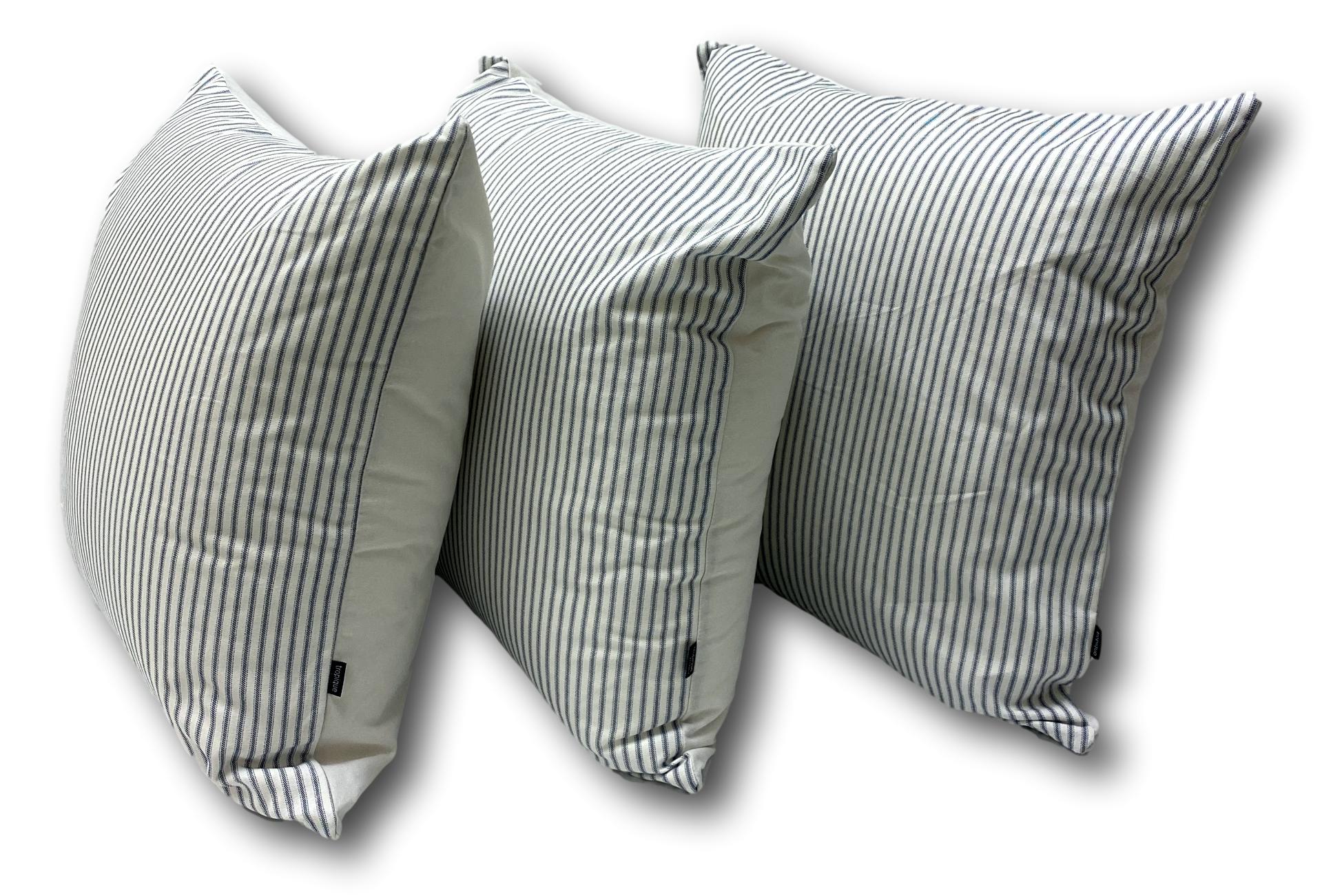 Cotton in Navy Stripe