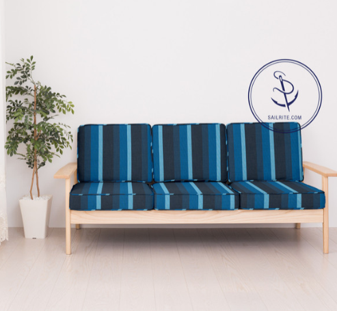 Sunbrella Gateway Indigo Seat Cushion
