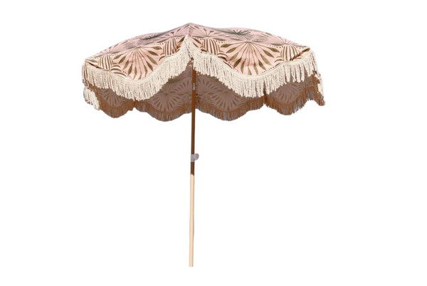 Salty Shadows Beach Umbrella - Palm