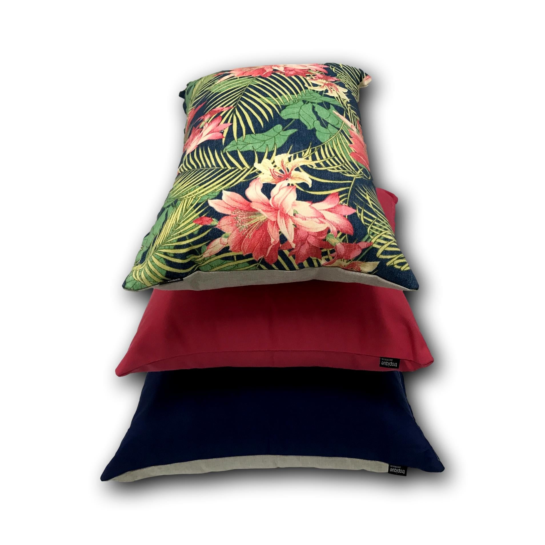 Night Floral Navy 3 Cover Set