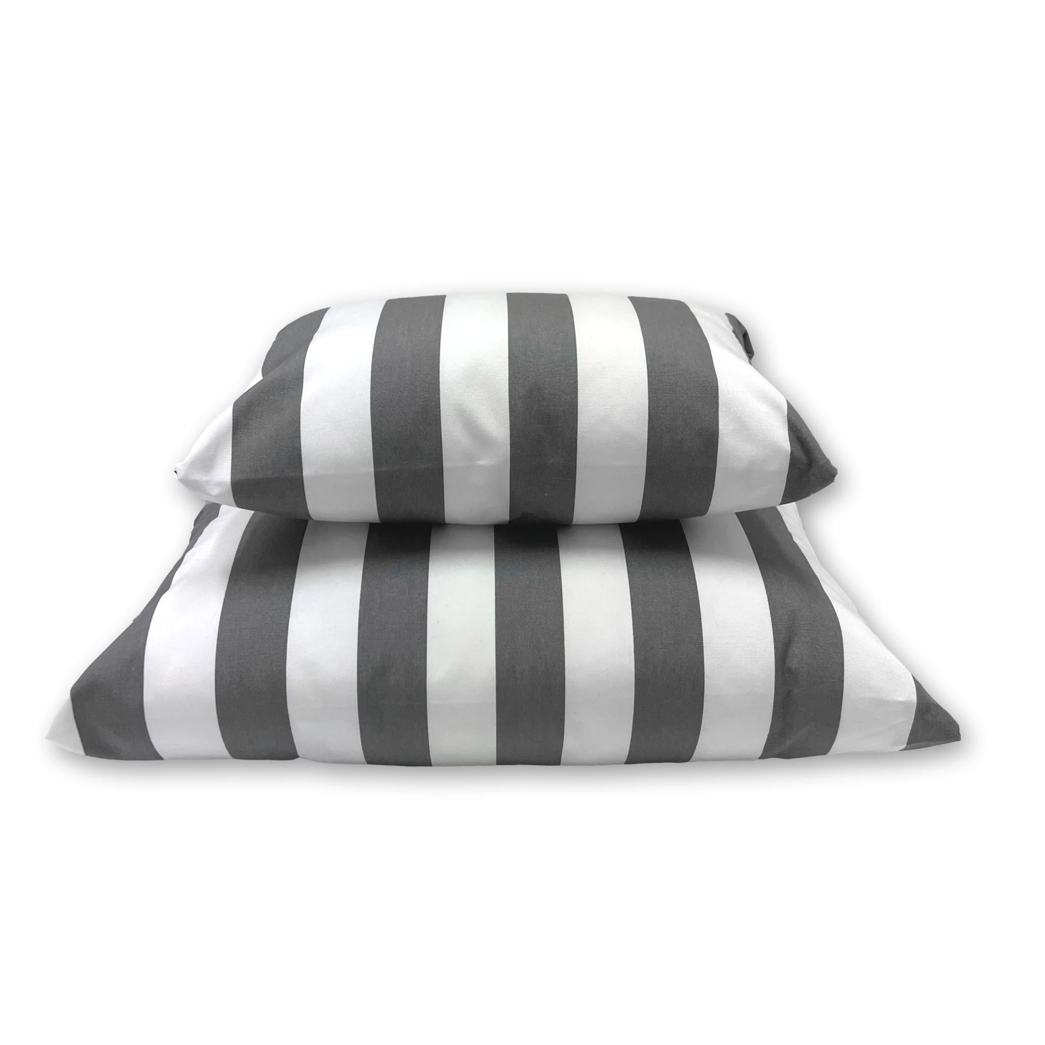 Sunbrella Yacht Stripe Charcoal