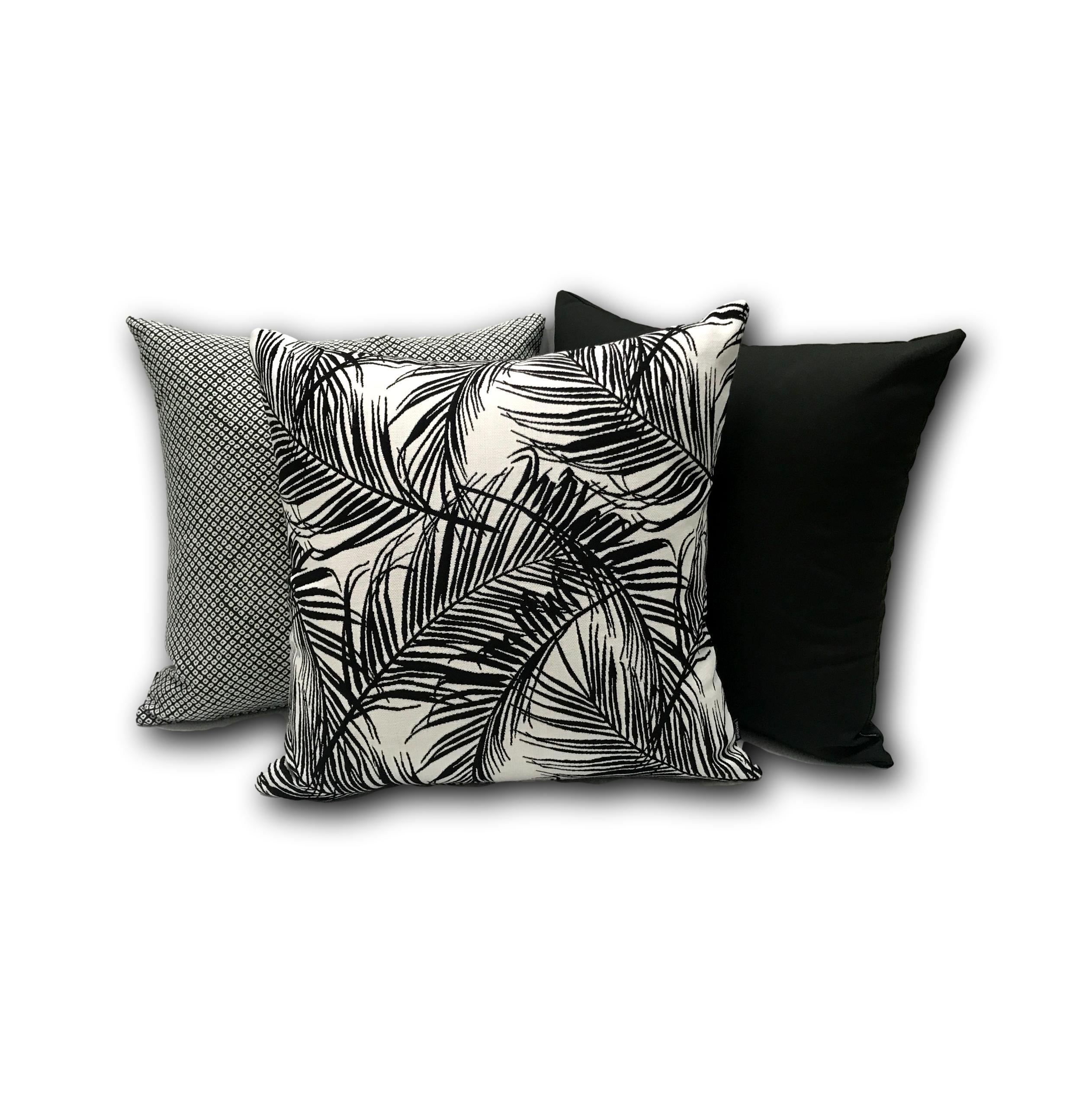 Sunbrella Tropical Leaf Ink